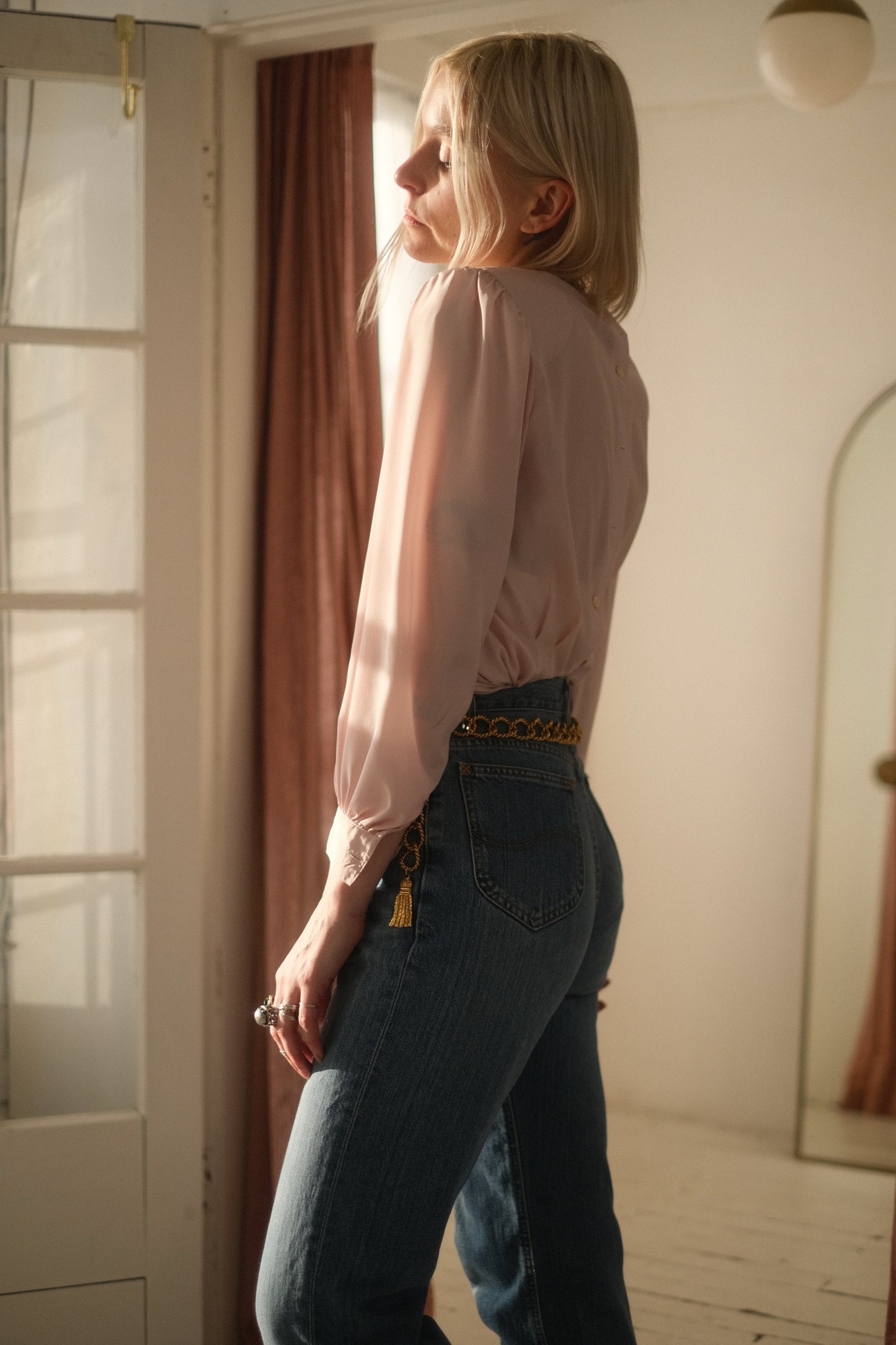 1980s Butterfly Blouse