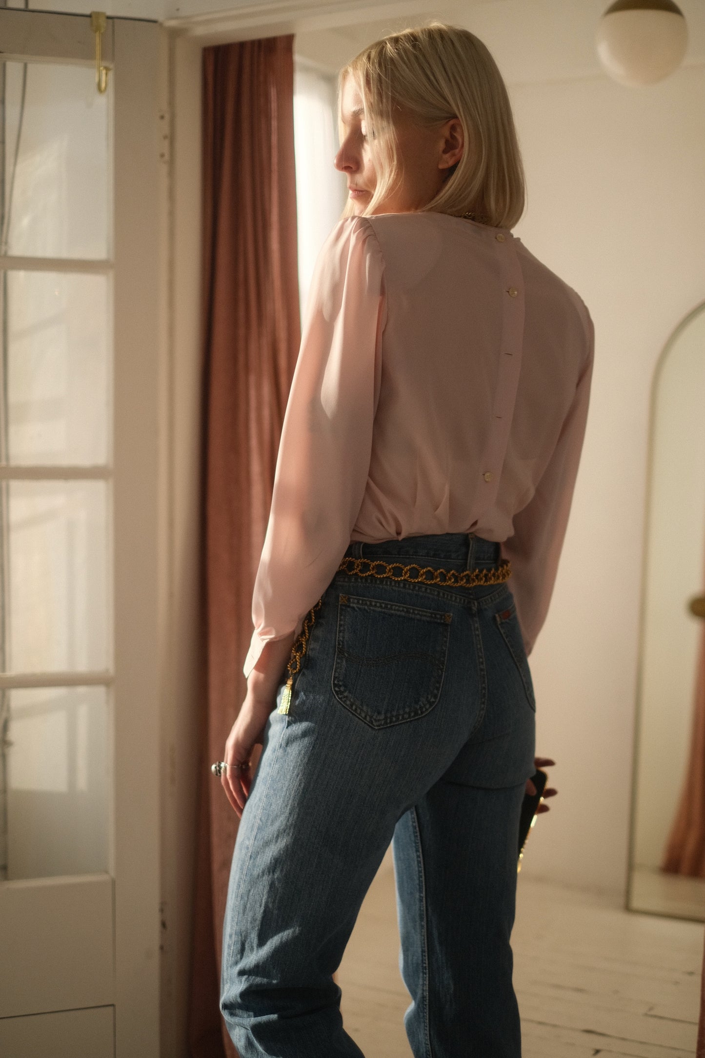 1980s Butterfly Blouse