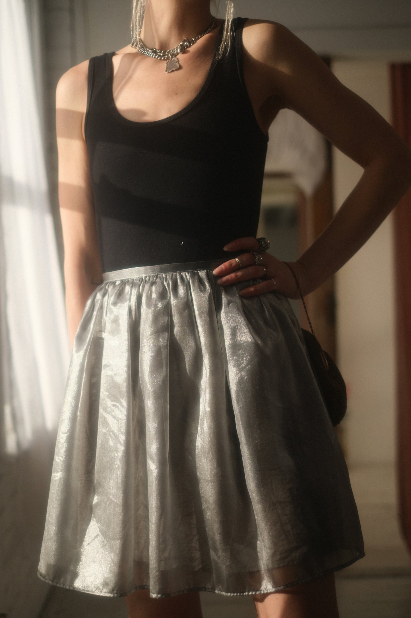 1990s Metallic Tutu Skirt