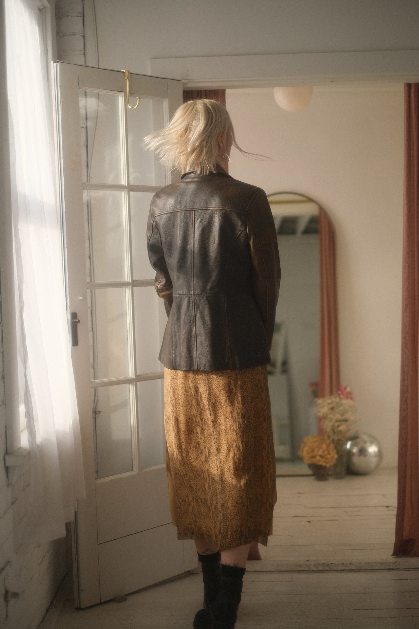 2000s Tobacco Leather Jacket