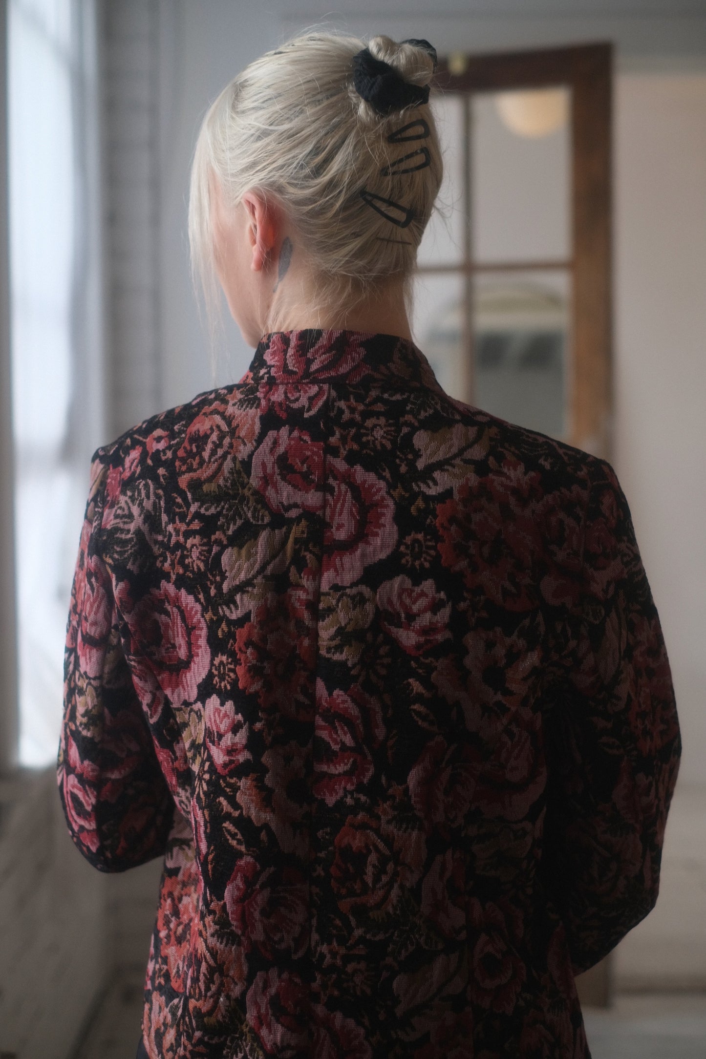 1990s Rose Tapestry Jacket