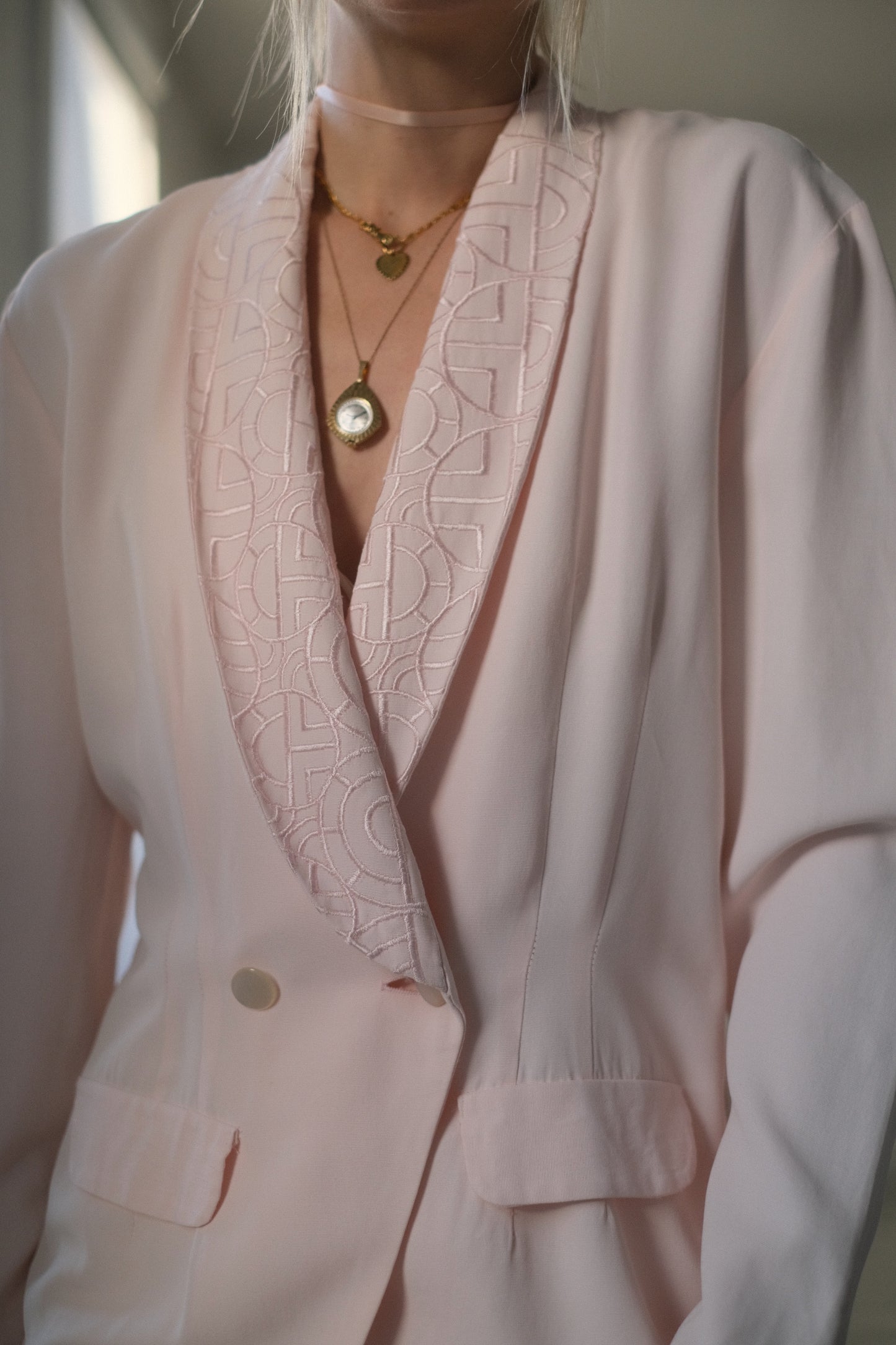 1980s Pastel Suit Jacket