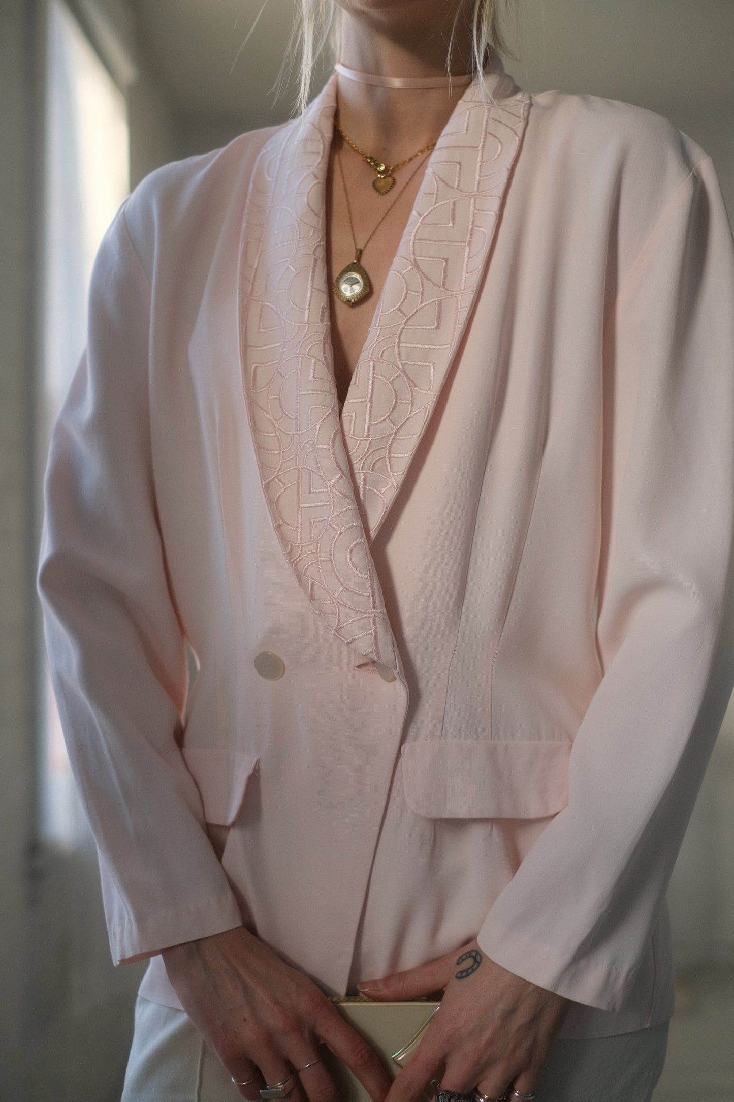 1980s Pastel Suit Jacket