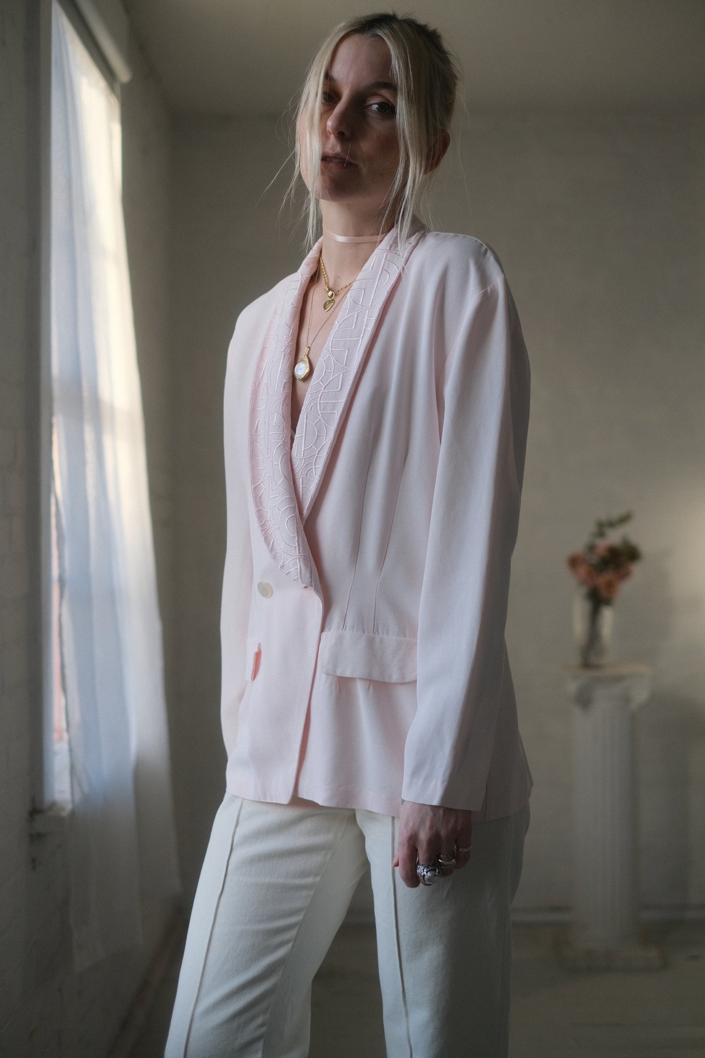 1980s Pastel Suit Jacket