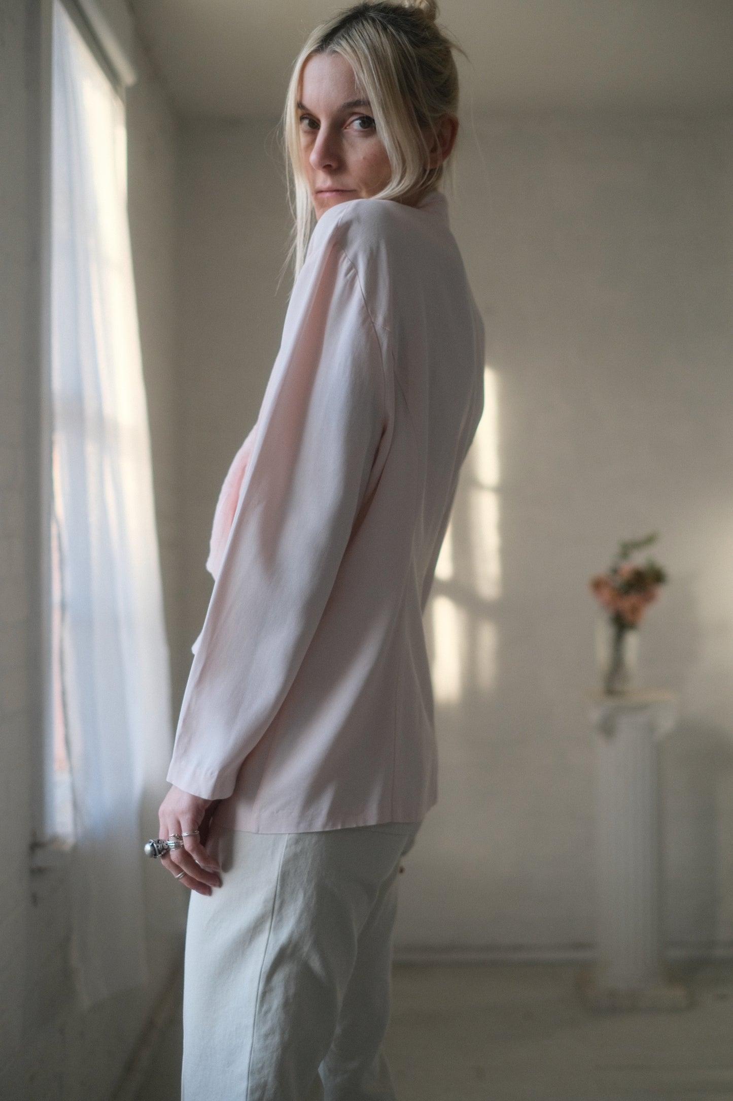 1980s Pastel Suit Jacket