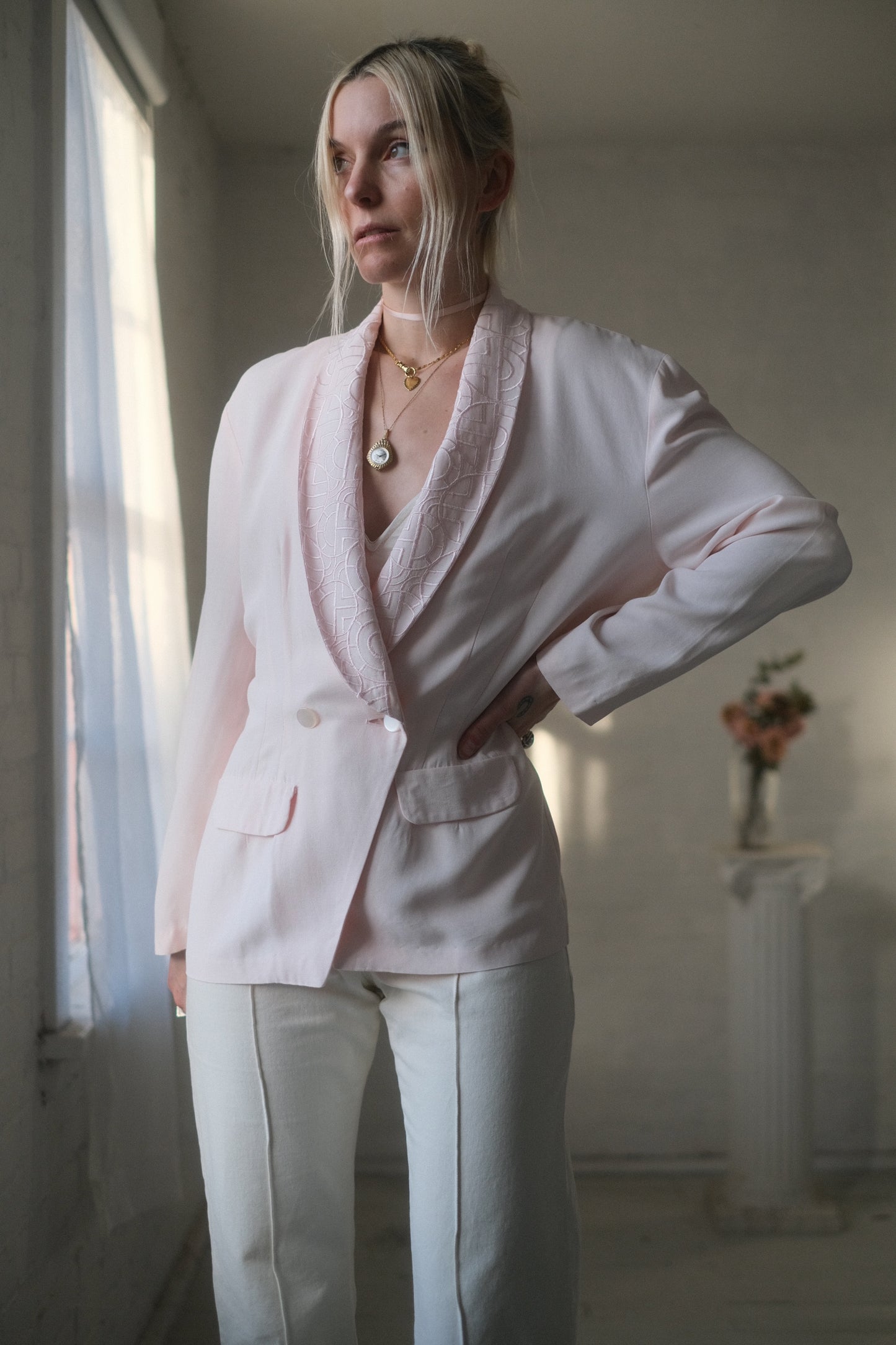 1980s Pastel Suit Jacket