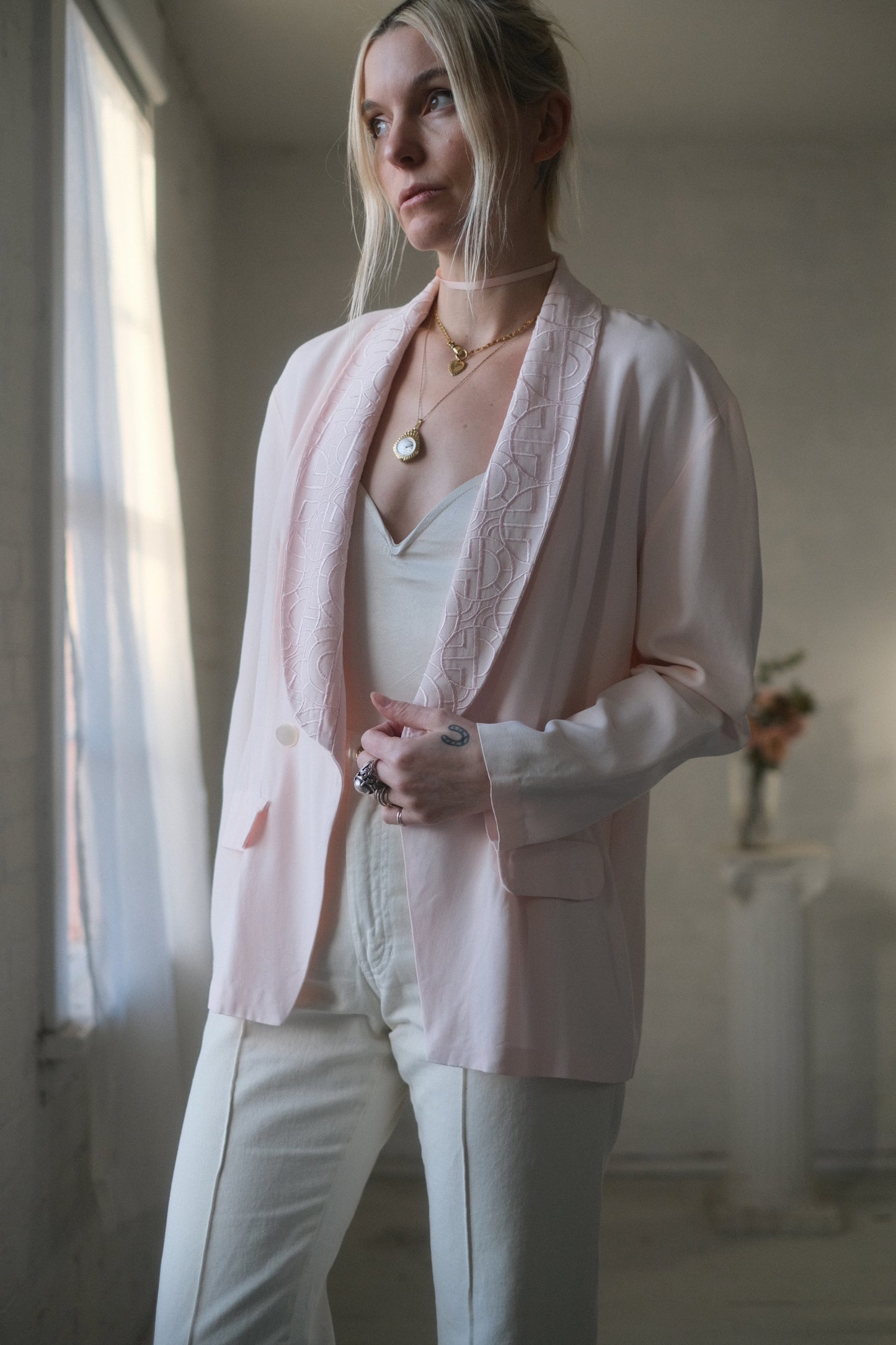1980s Pastel Suit Jacket