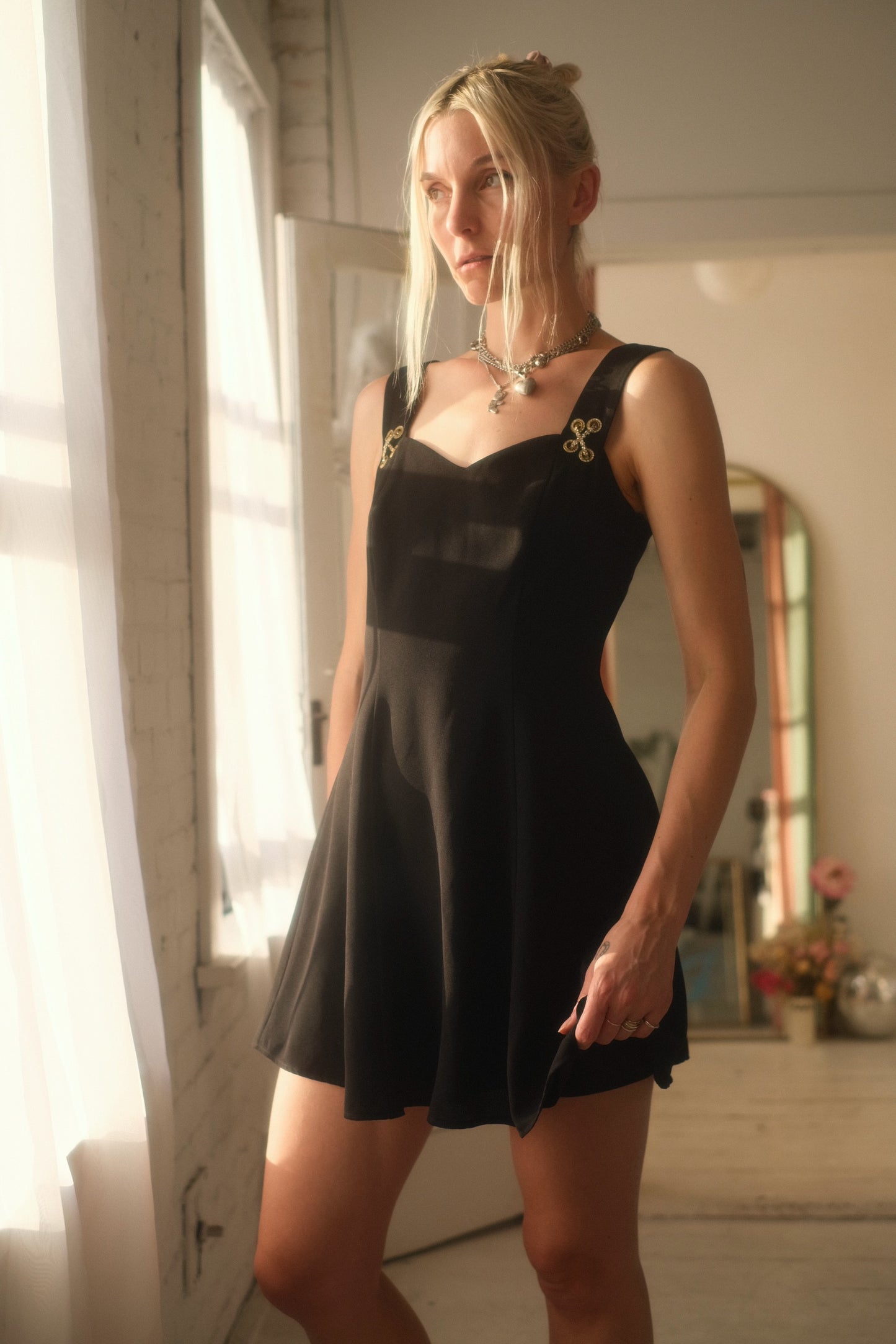 1990s Diamond Cocktail Dress