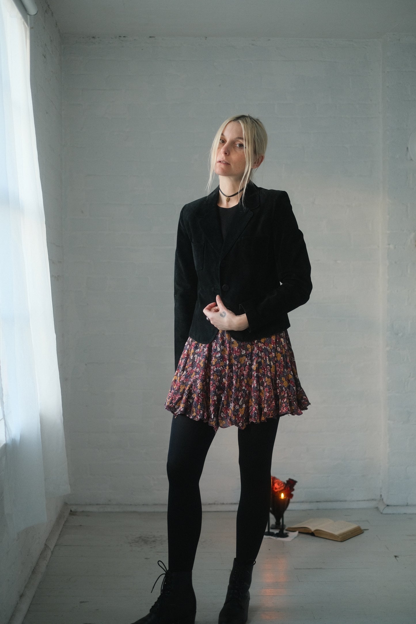 1990s Noir Suede Jacket