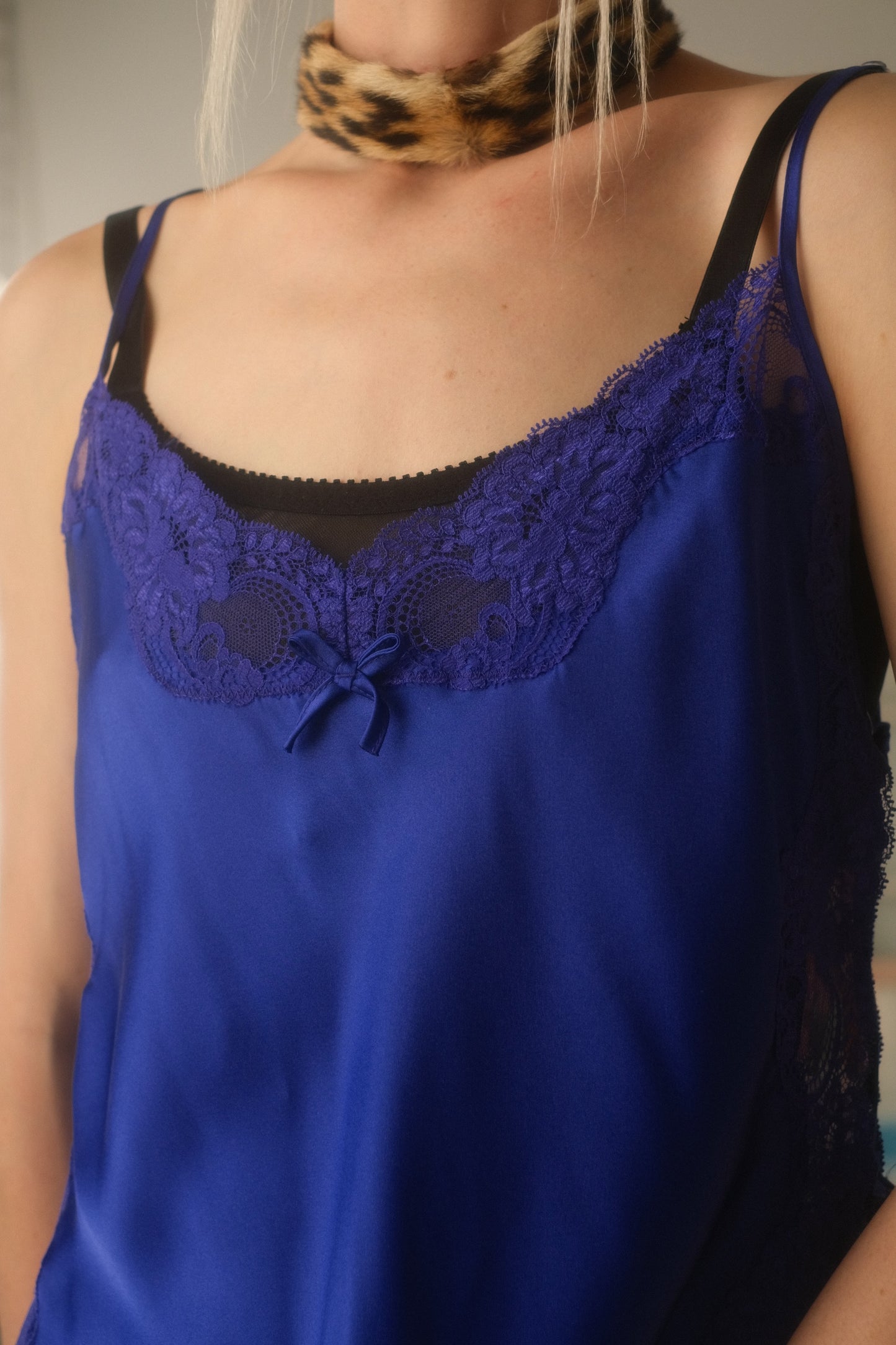 2000s Sapphire Slip Dress