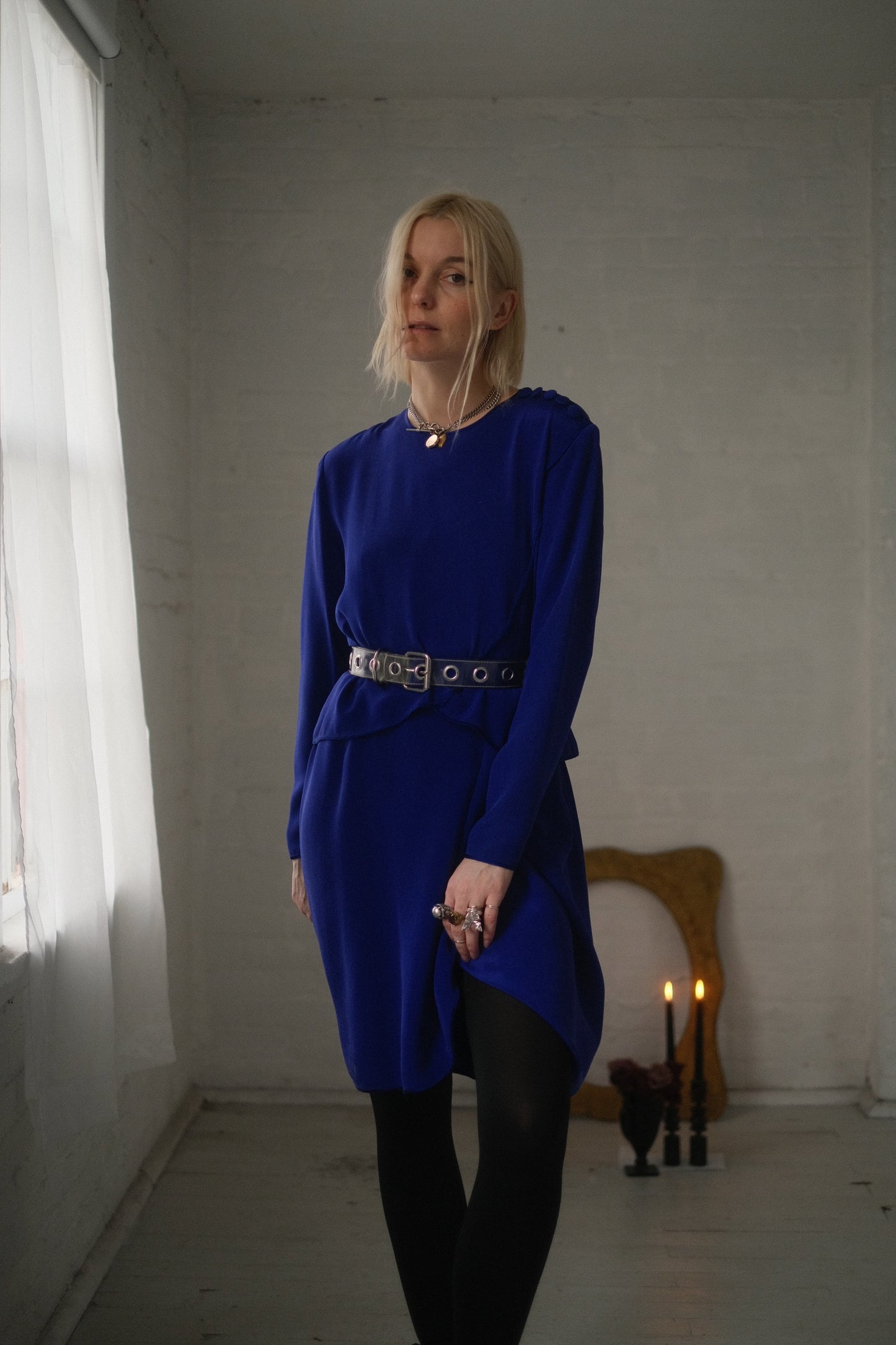 1980s Nordstrom Silk Dress