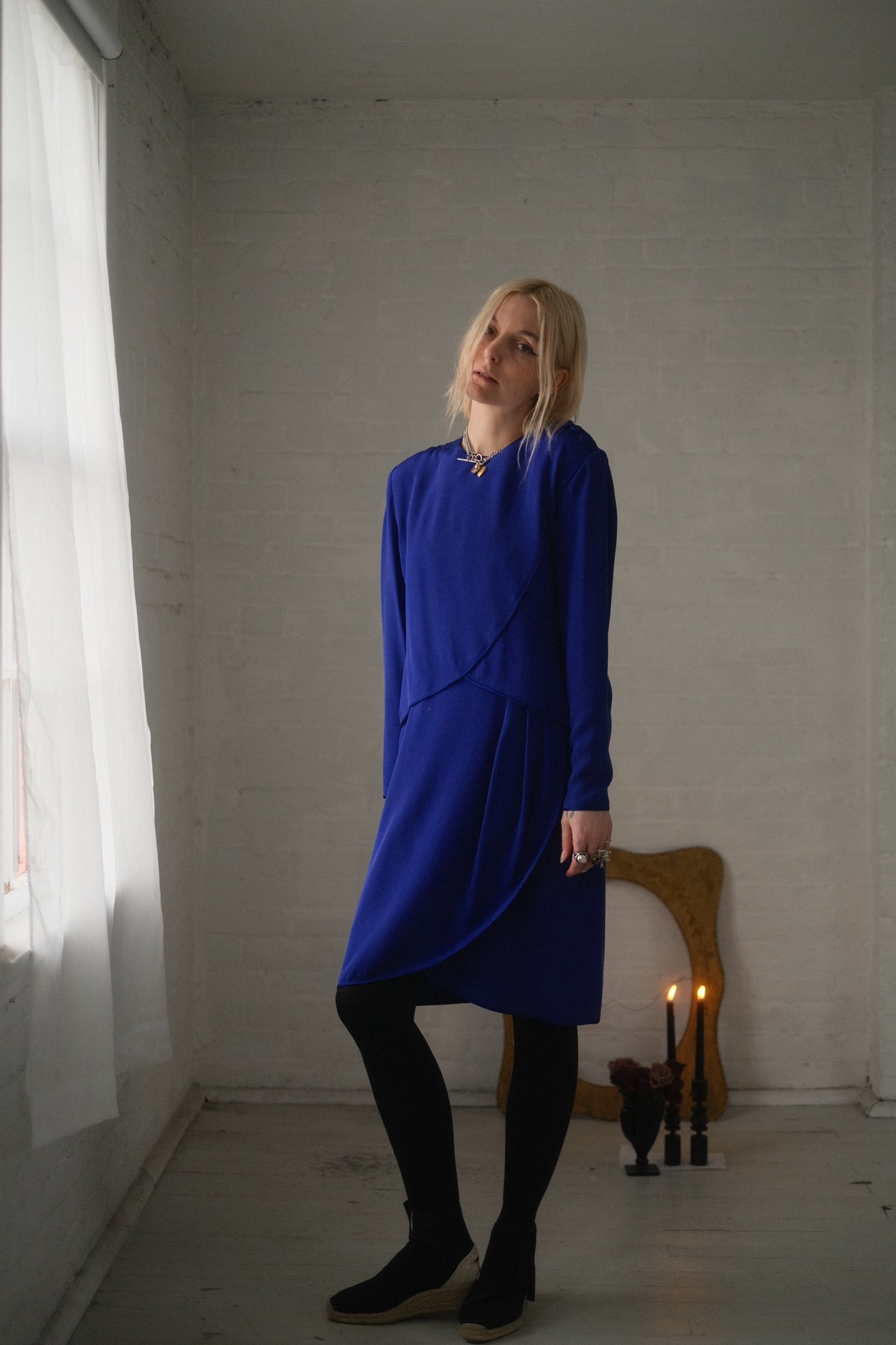 1980s Nordstrom Silk Dress