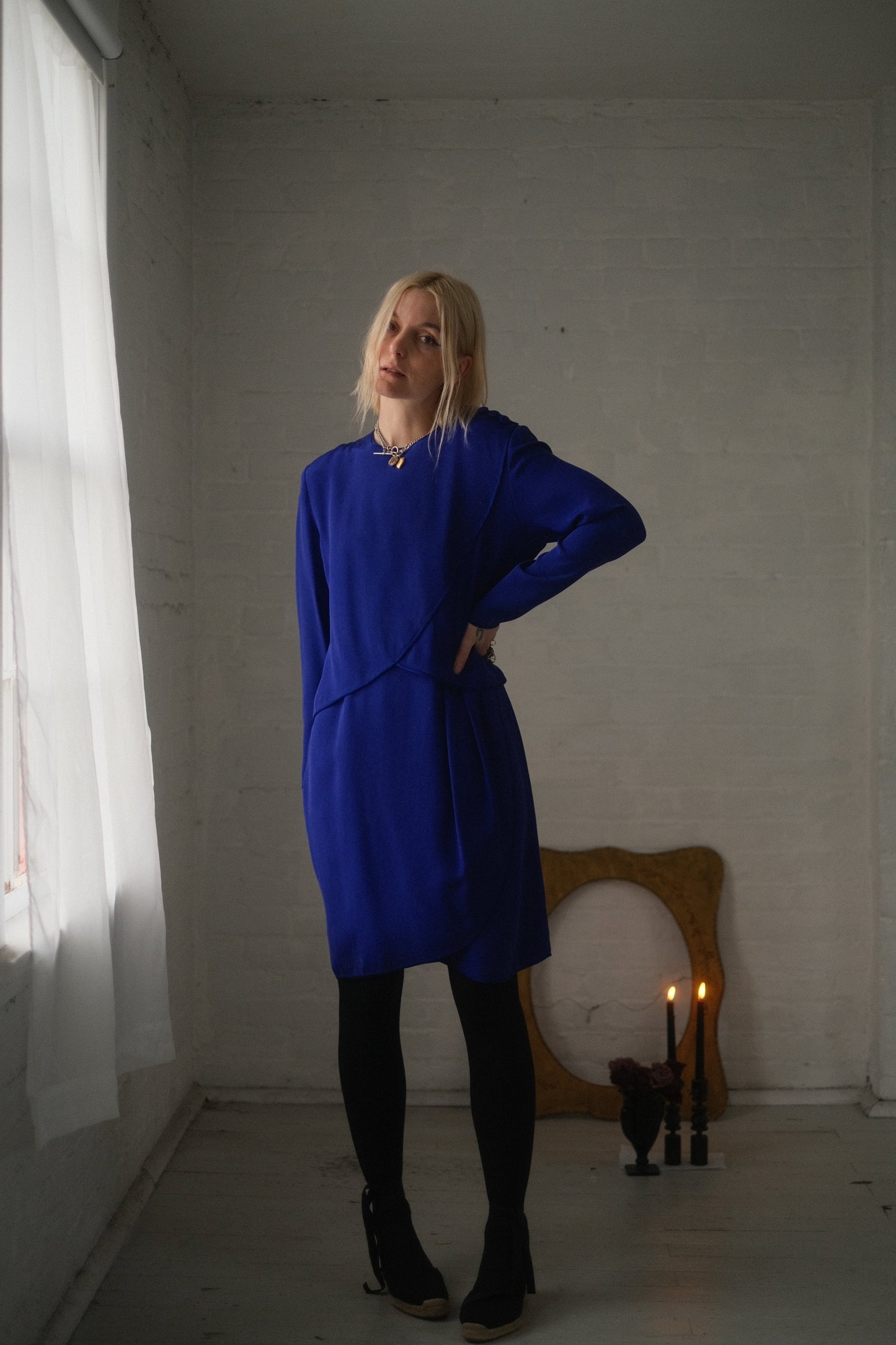 1980s Nordstrom Silk Dress