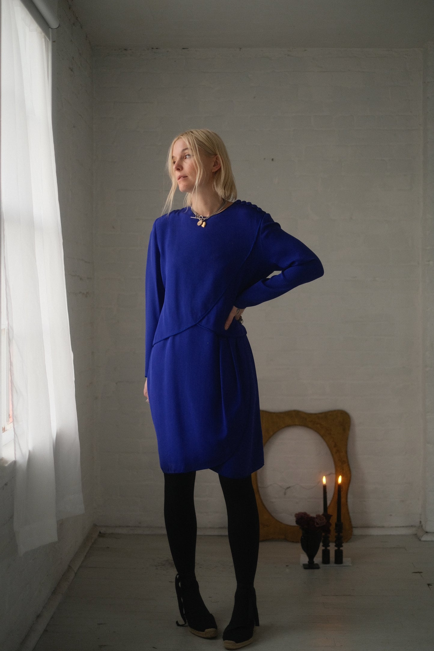 1980s Nordstrom Silk Dress