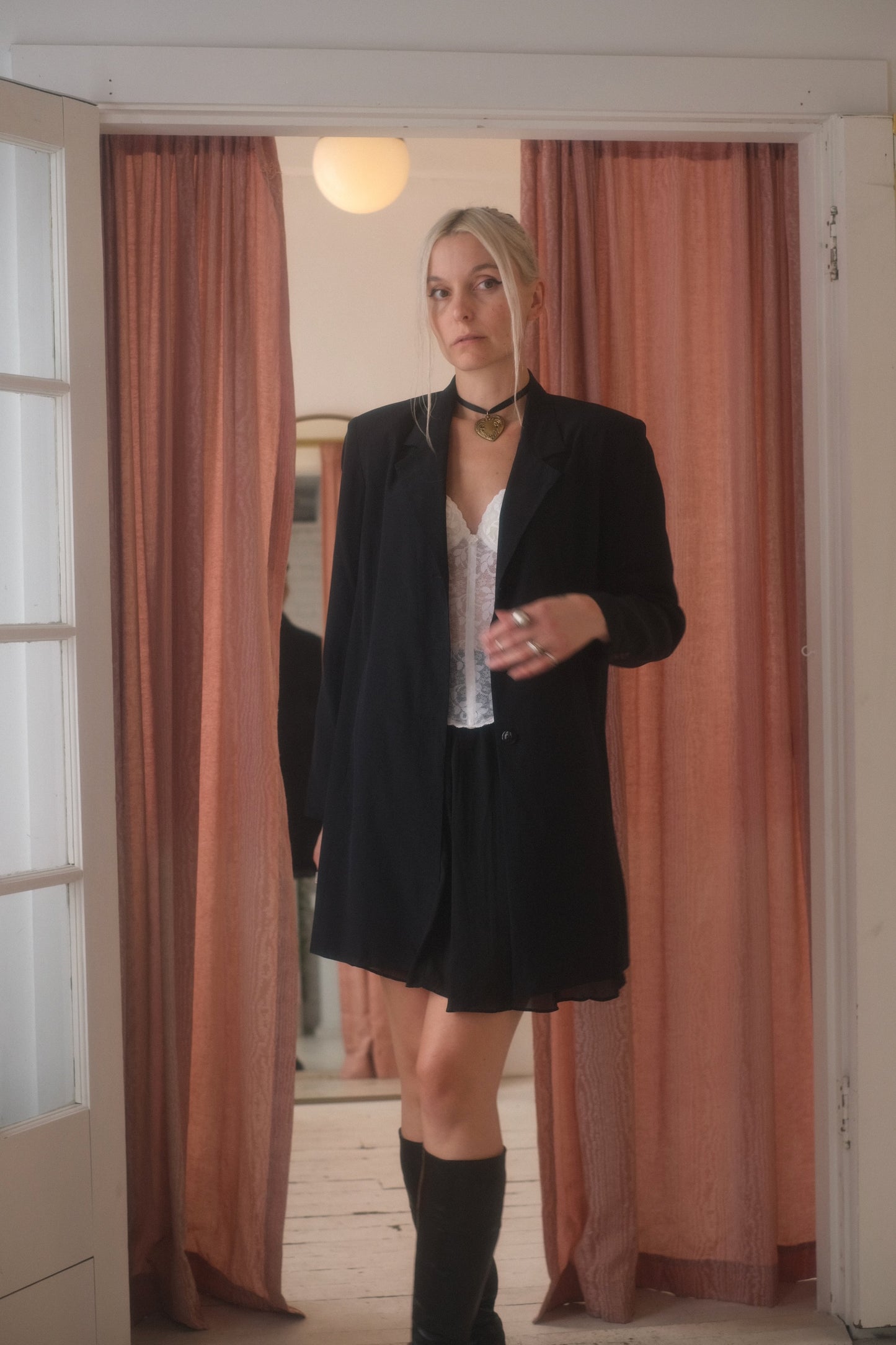 2000s Silk Blazer