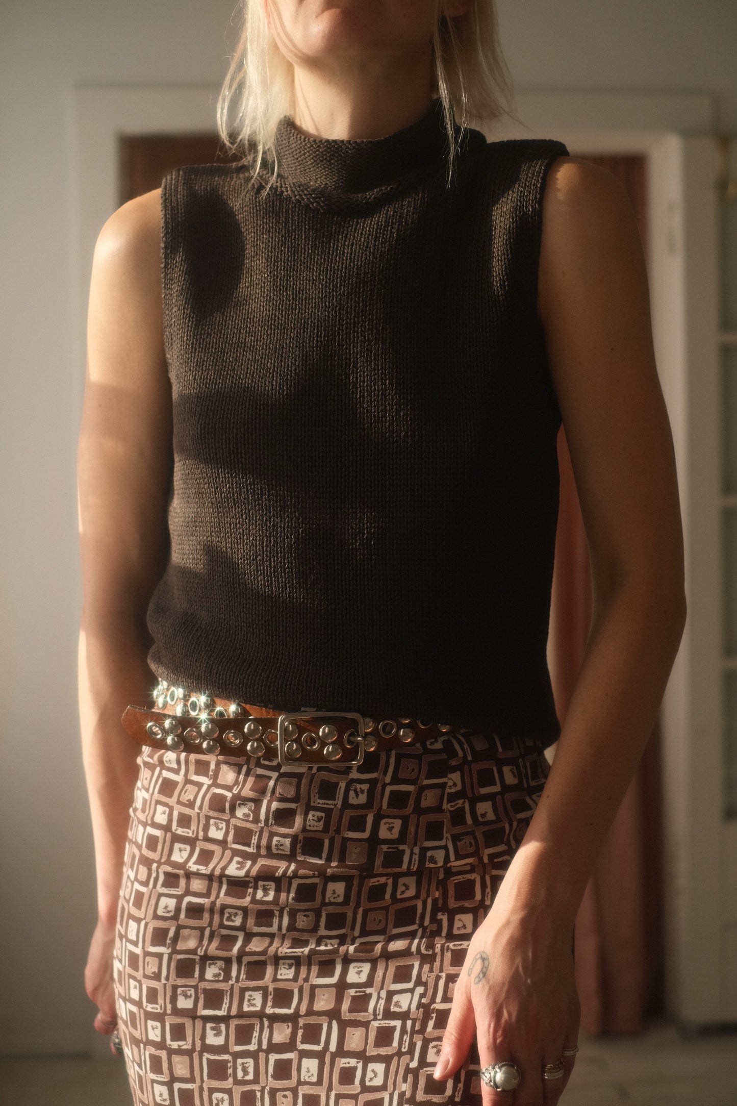 2000s Silk Knit Tank