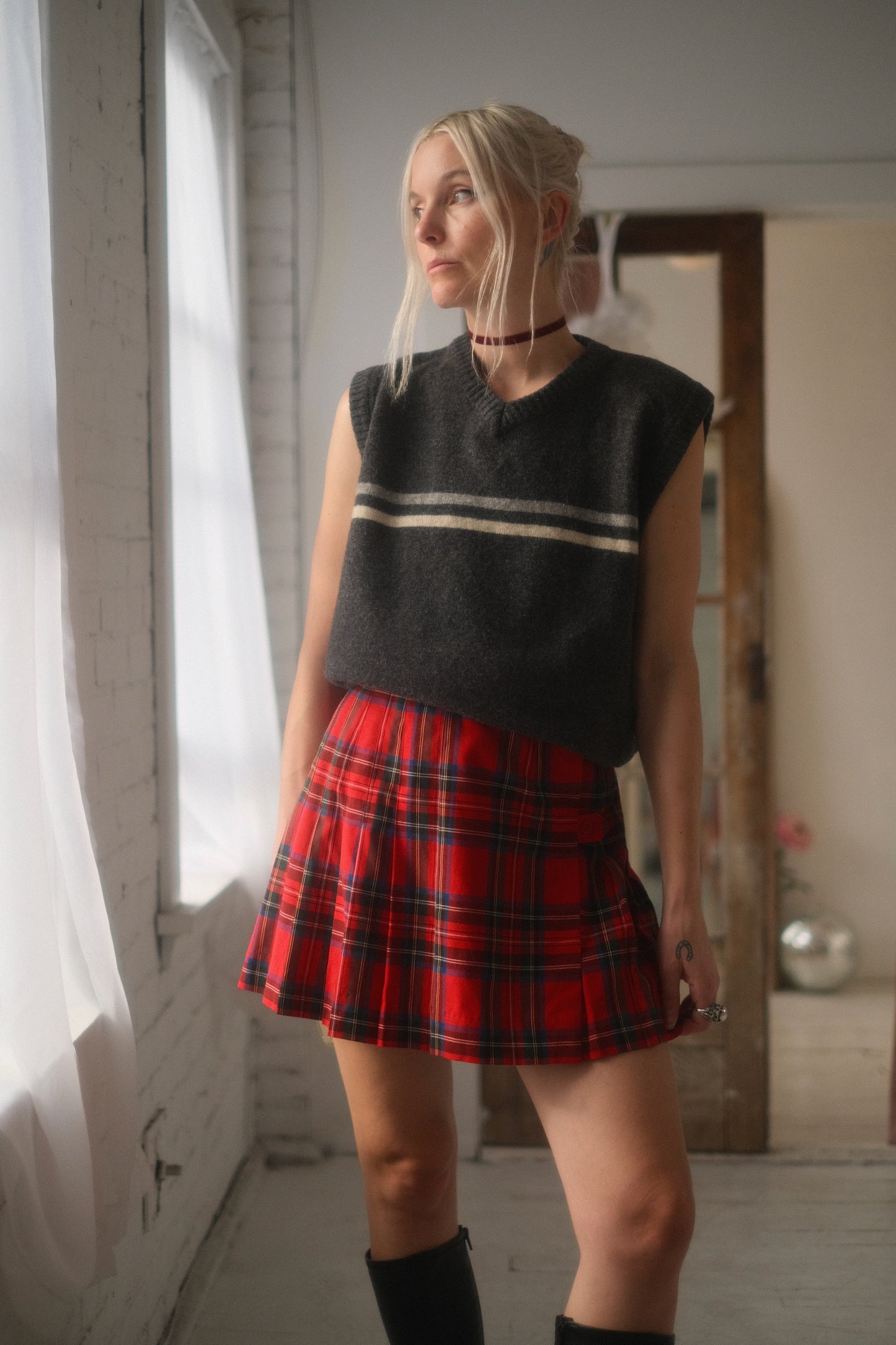 2000s Mini Kilt Skirt