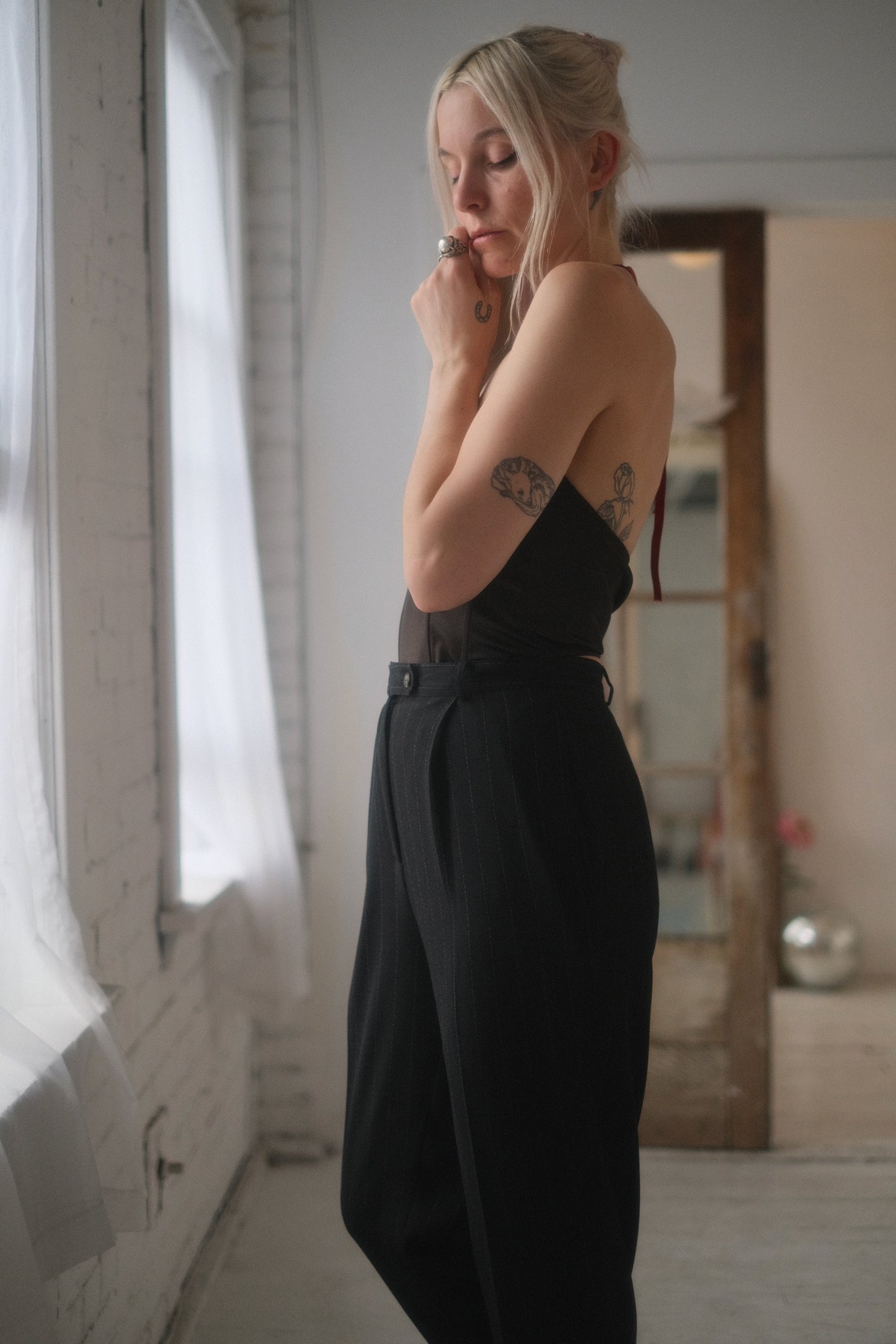 1990s Pinstripe Trouser