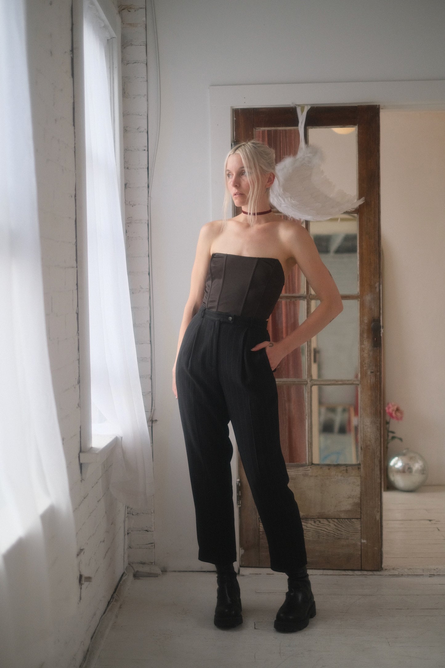 1990s Pinstripe Trouser