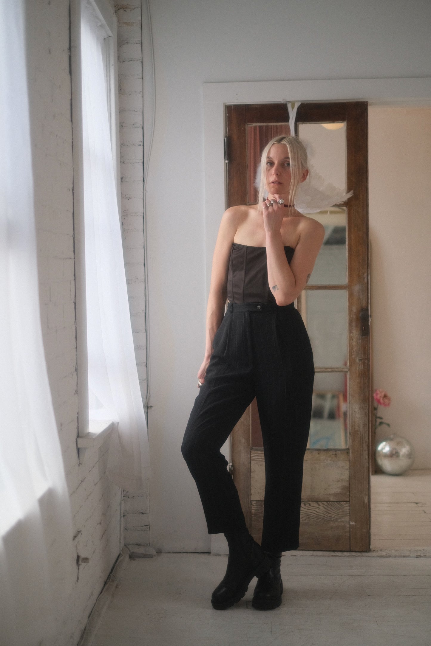 1990s Pinstripe Trouser