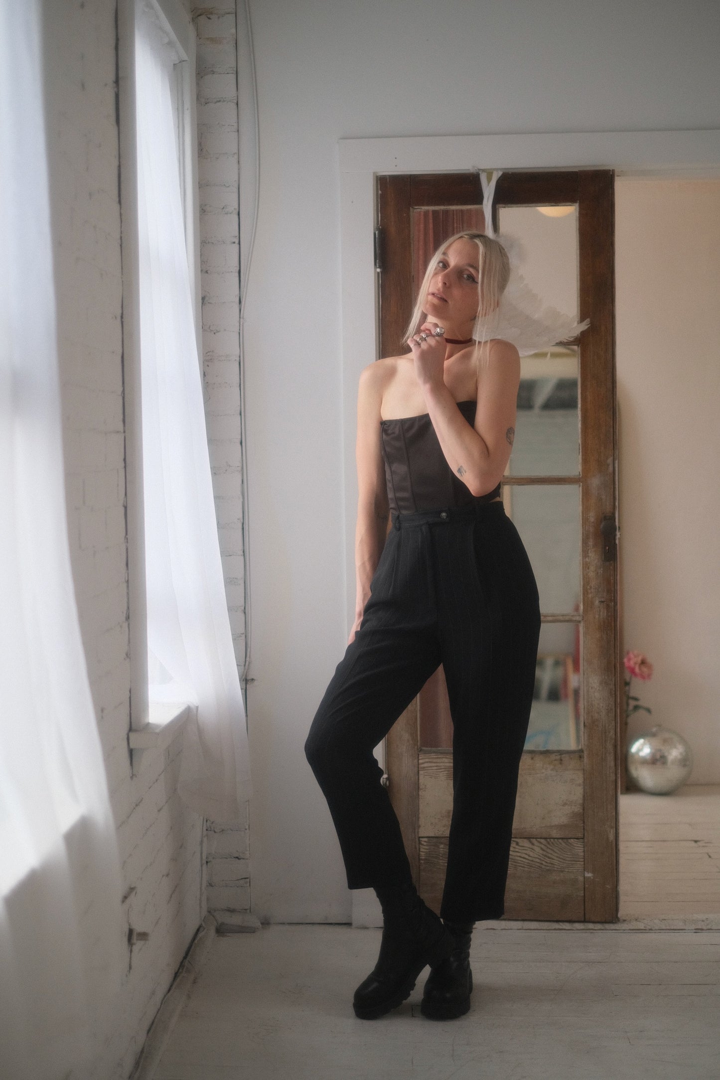 1990s Pinstripe Trouser