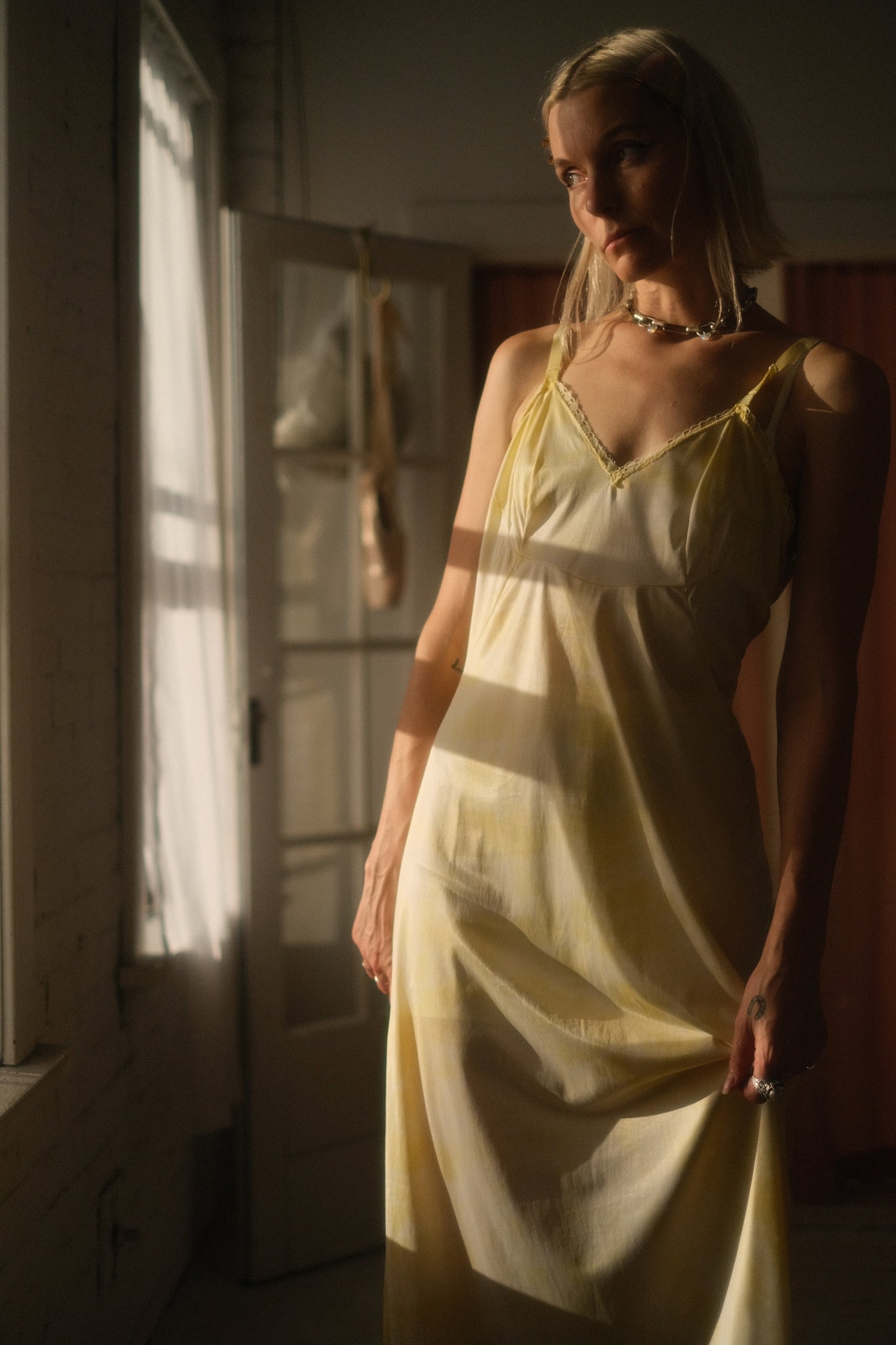 1970s Sunshine Slip Gown