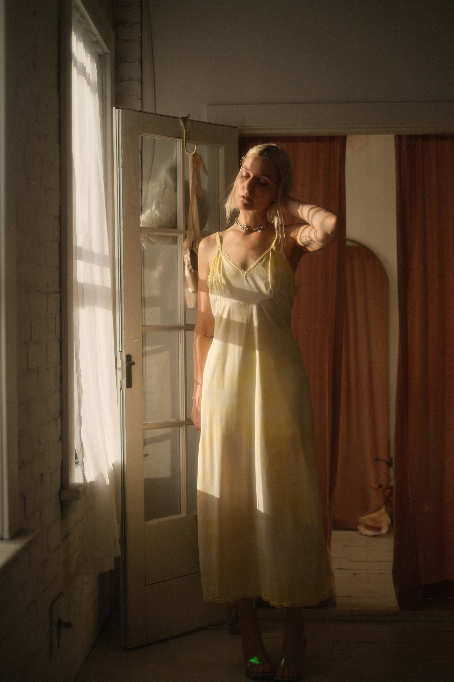 1970s Sunshine Slip Gown