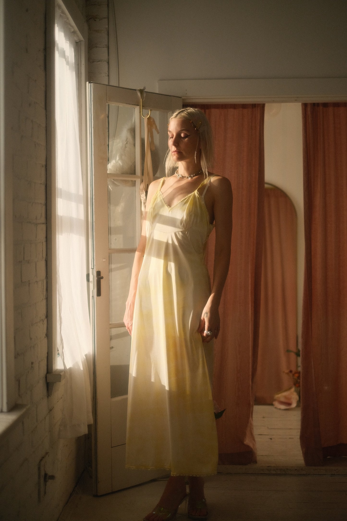 1970s Sunshine Slip Gown
