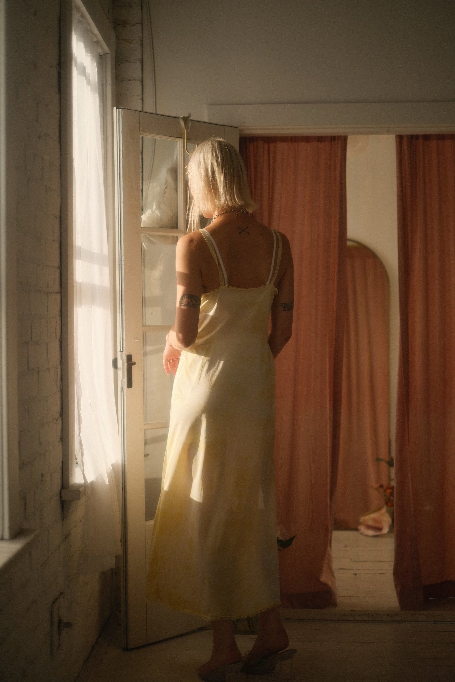 1970s Sunshine Slip Gown