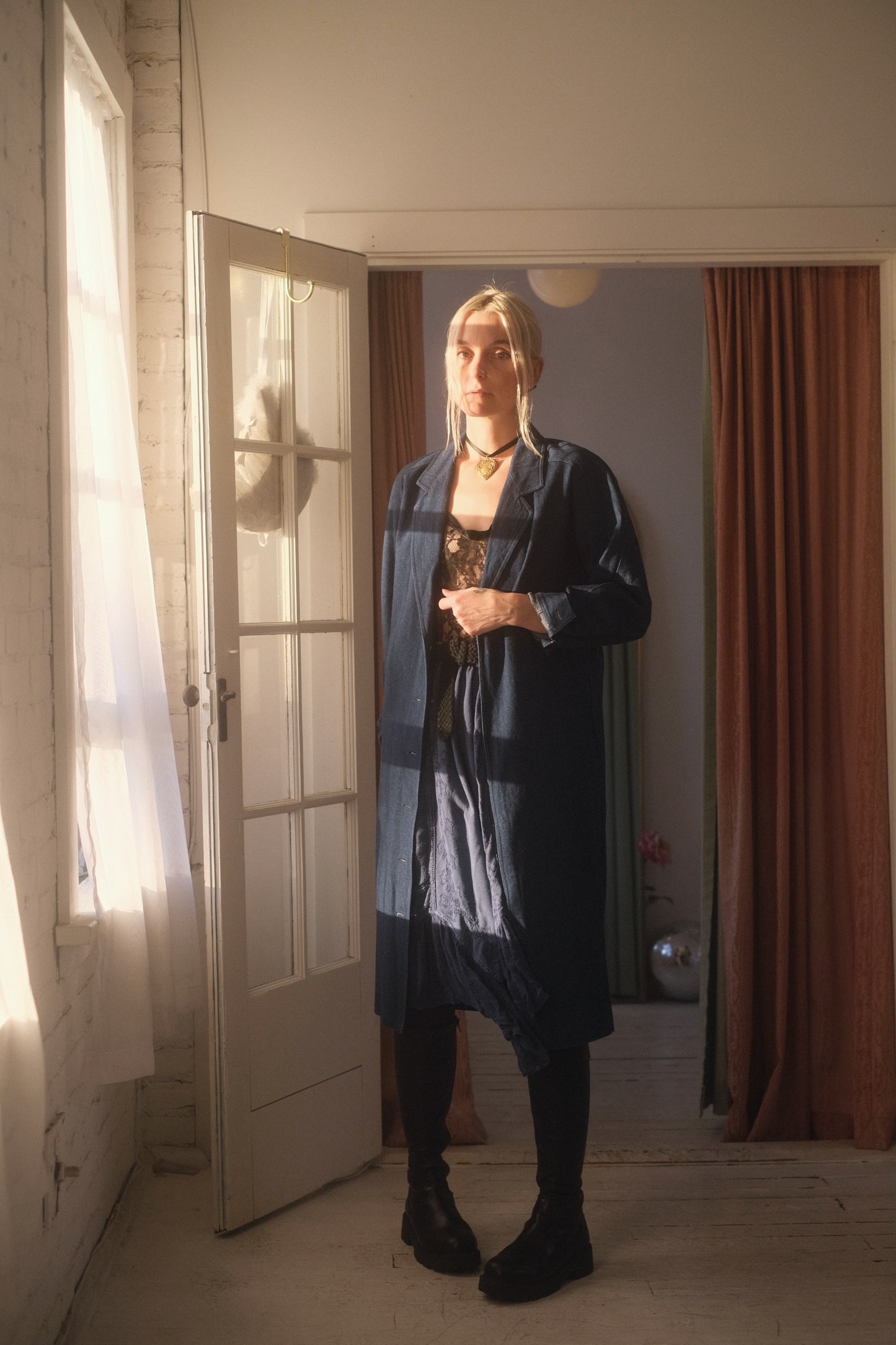1980s Ports Denim Trench