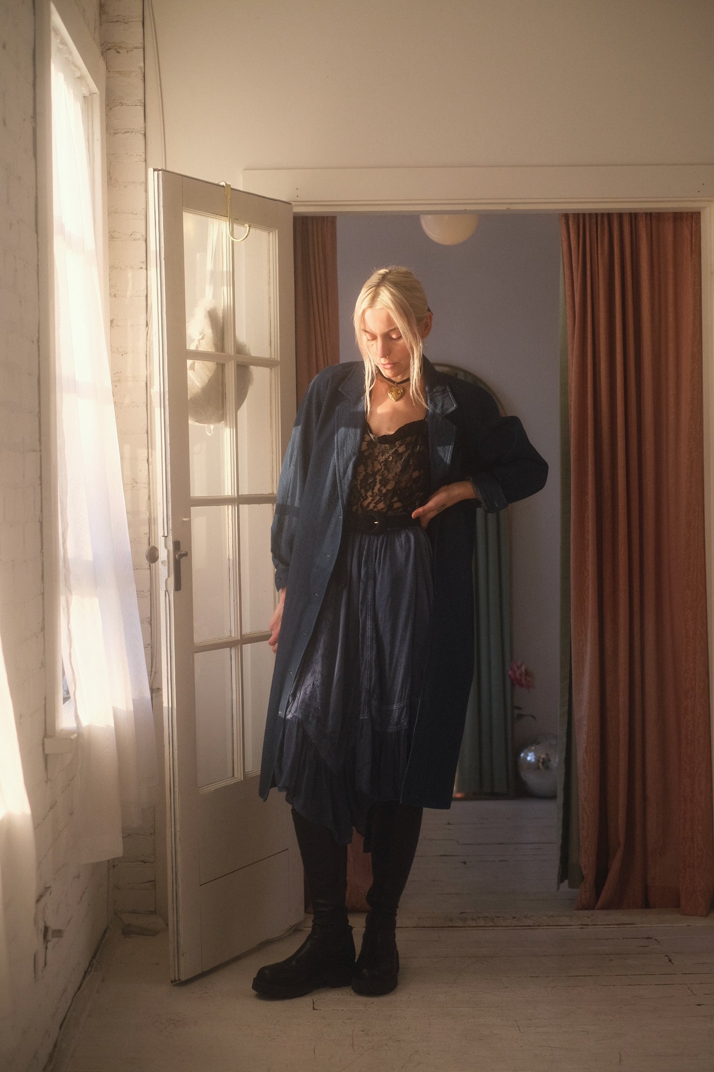 1980s Ports Denim Trench