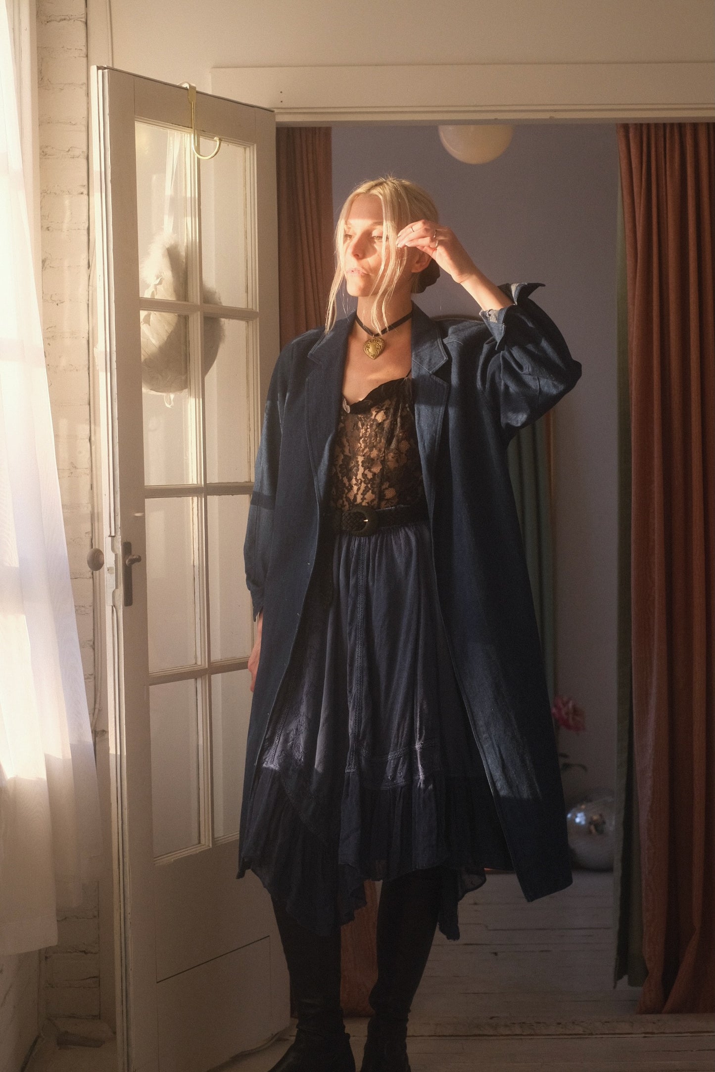 1980s Ports Denim Trench