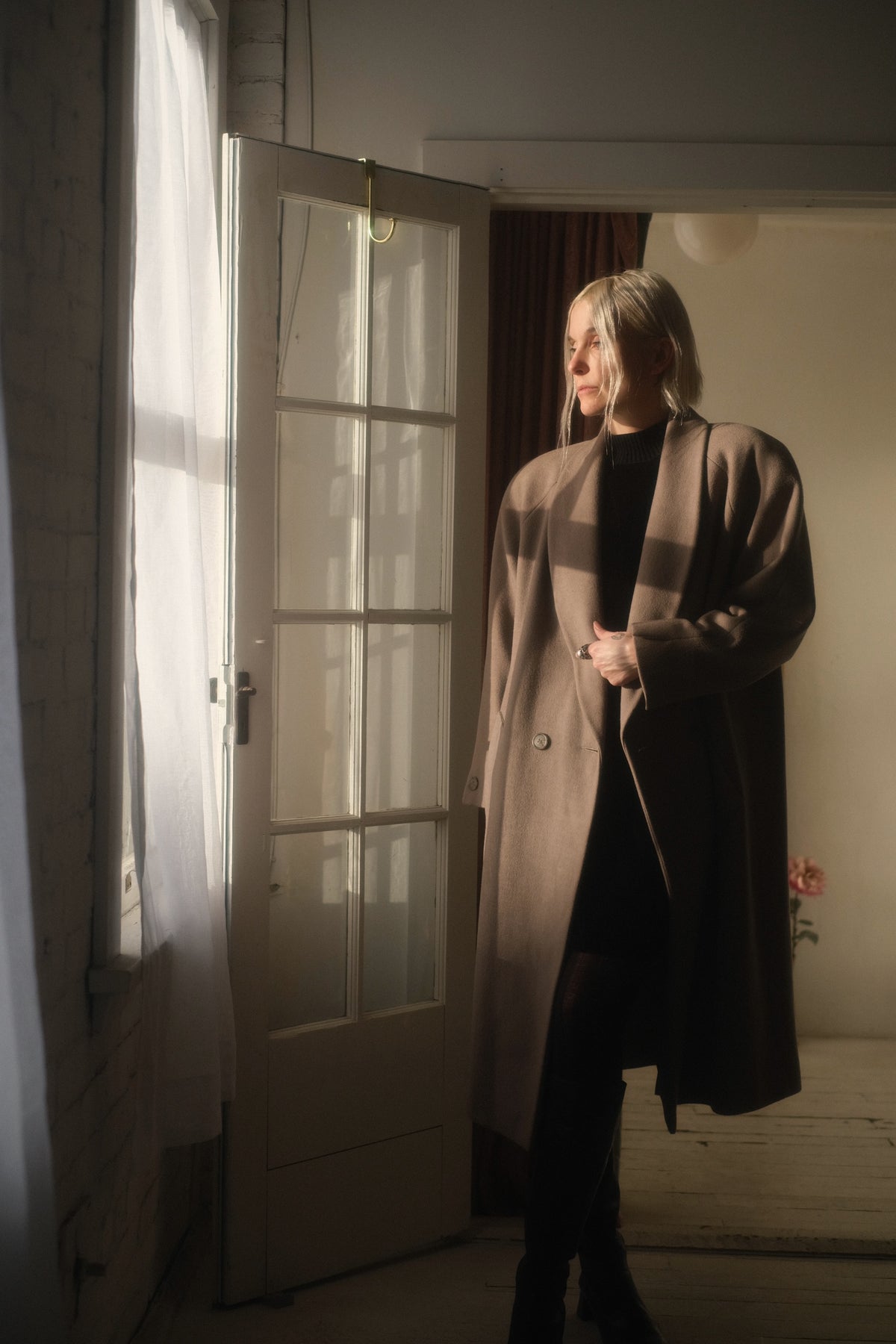 1980s Dove Overcoat