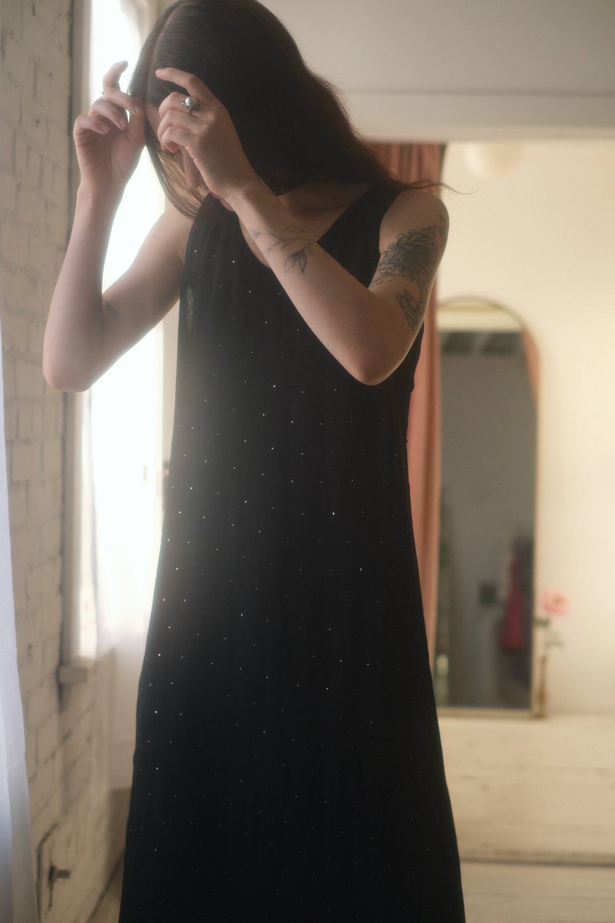 1990s Diamond Maxi Dress