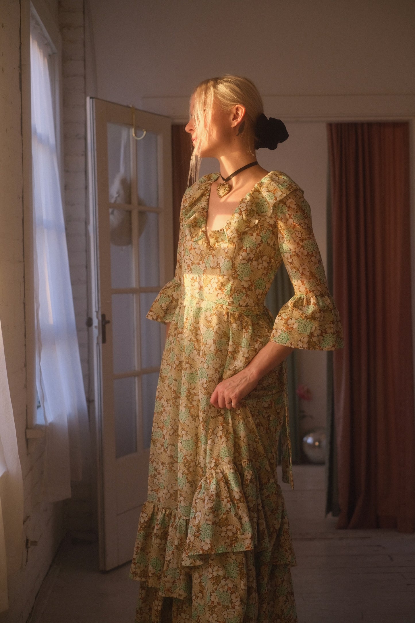 1970s Wildflower Gown