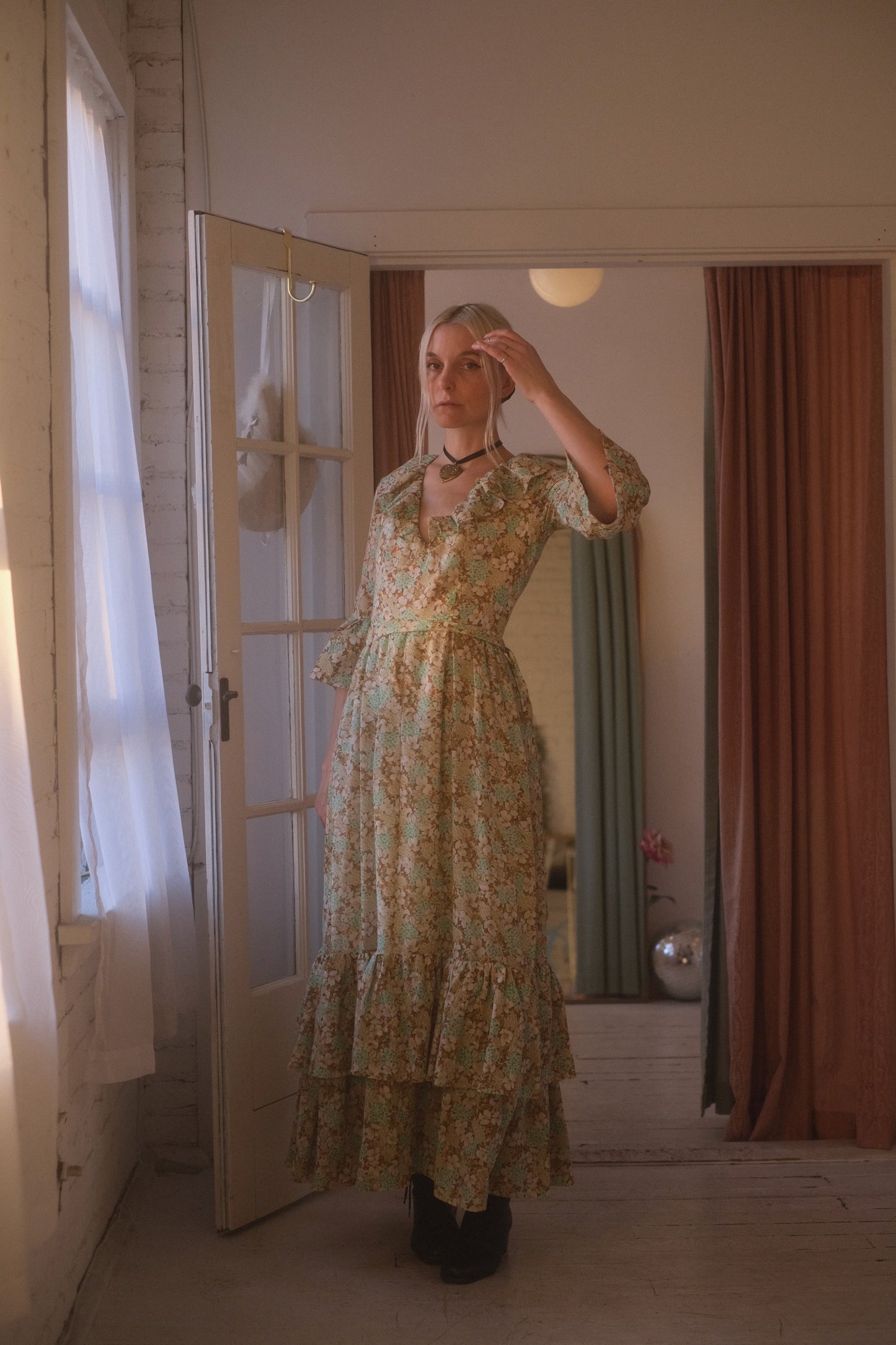 1970s Wildflower Gown