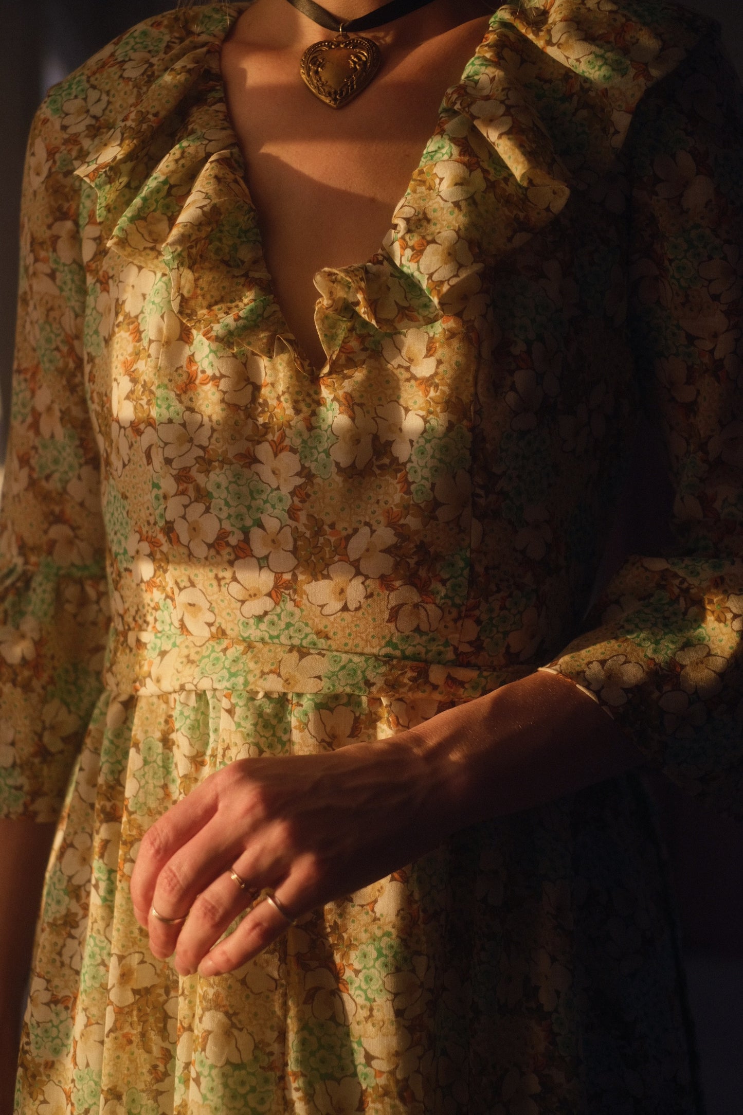 1970s Wildflower Gown