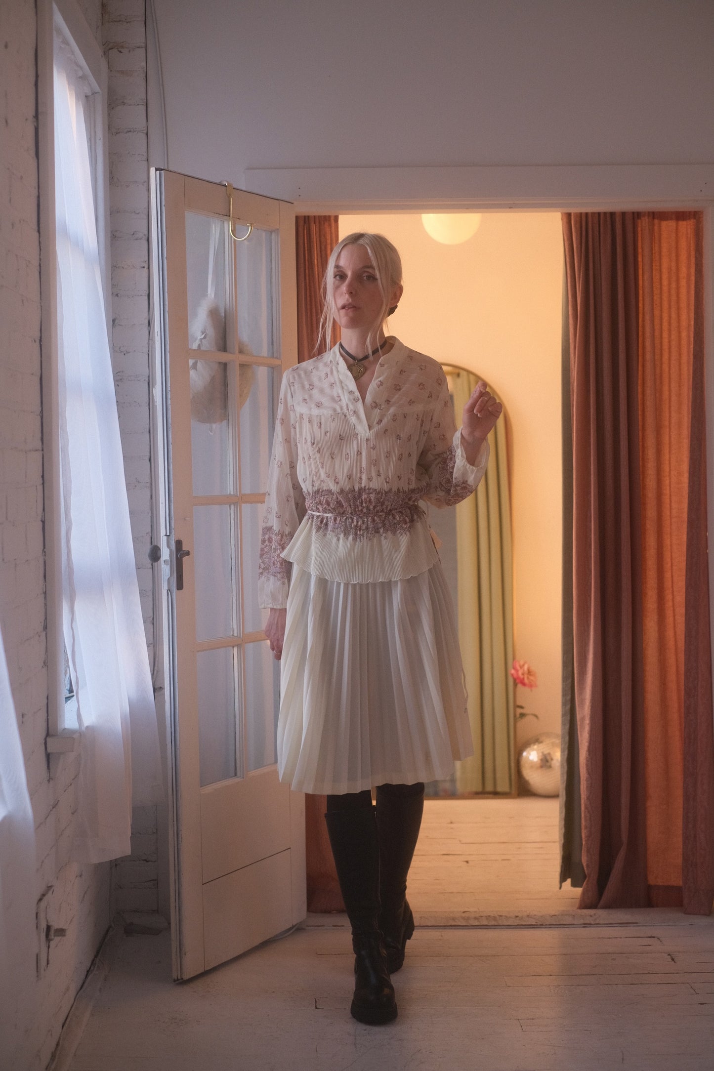 1970s Butterly Dress