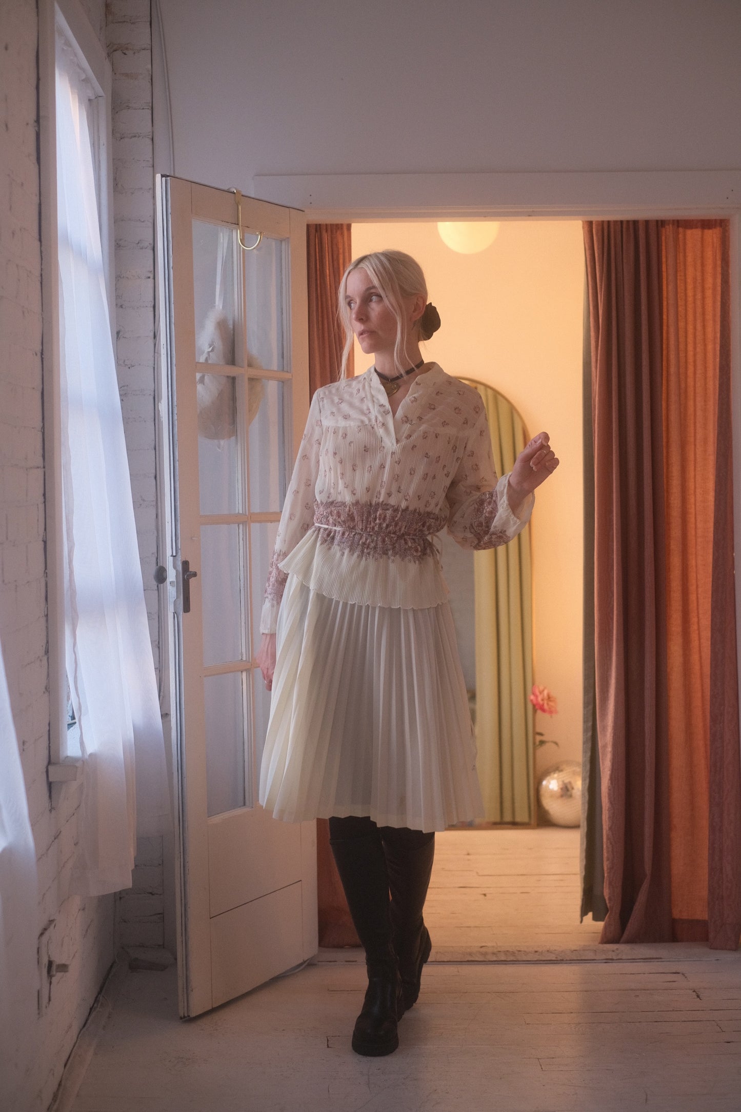 1970s Butterly Dress