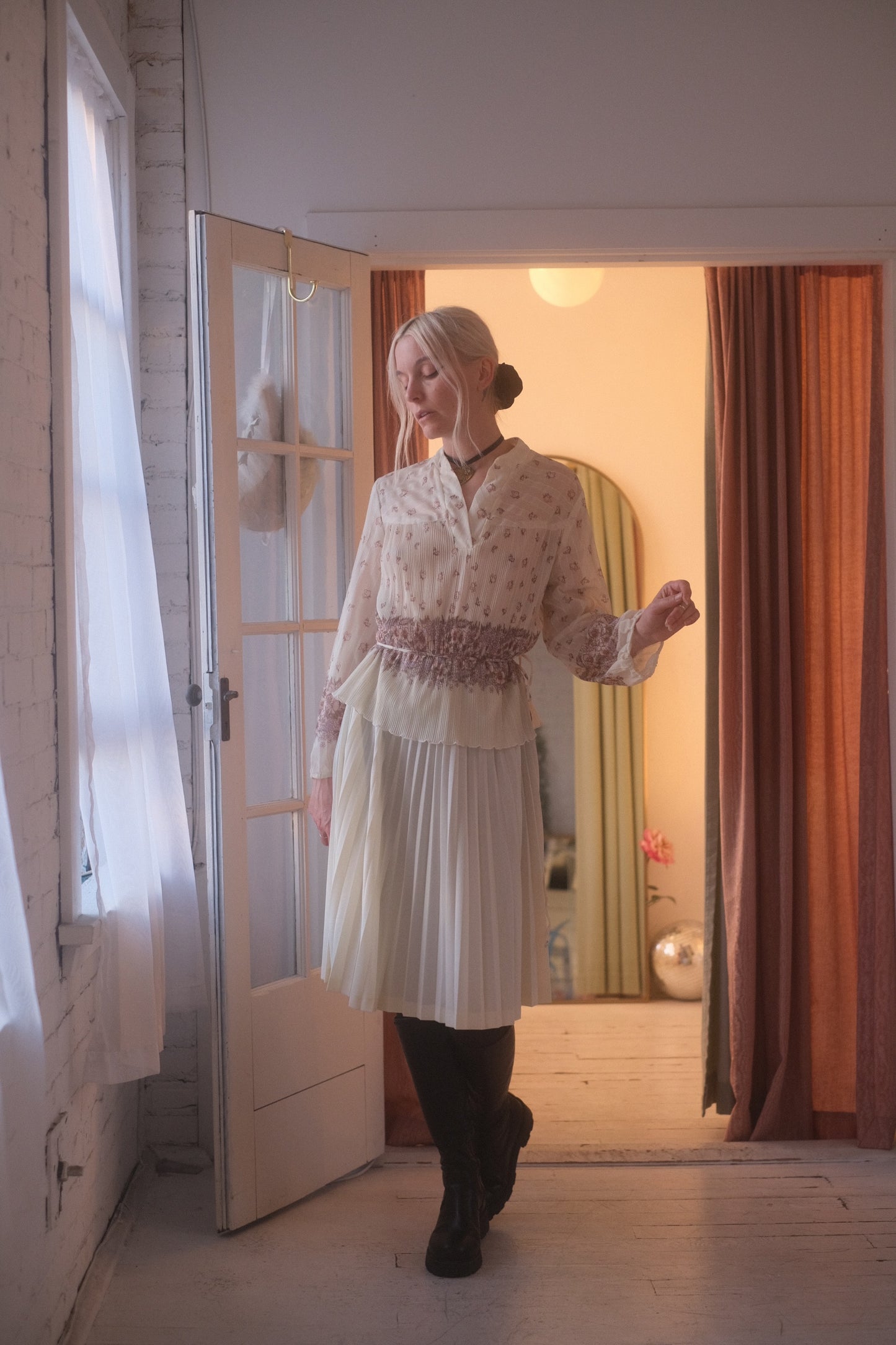 1970s Butterly Dress
