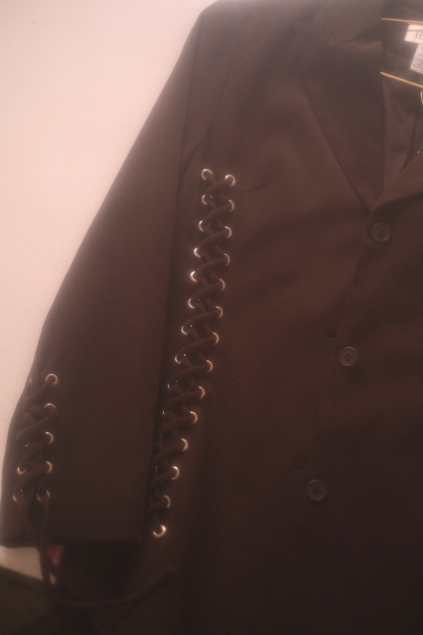 1990s Lace Up Blazer