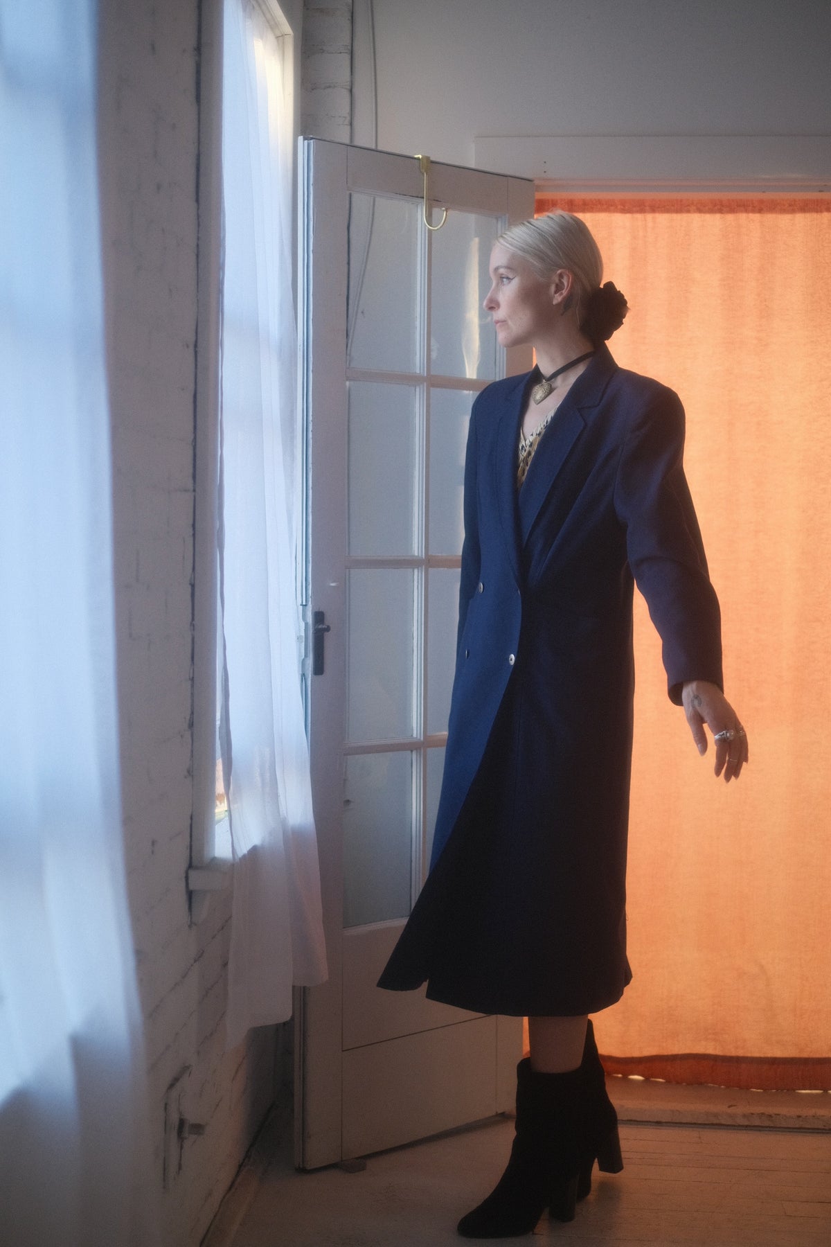 1980s Navy Suit Coat