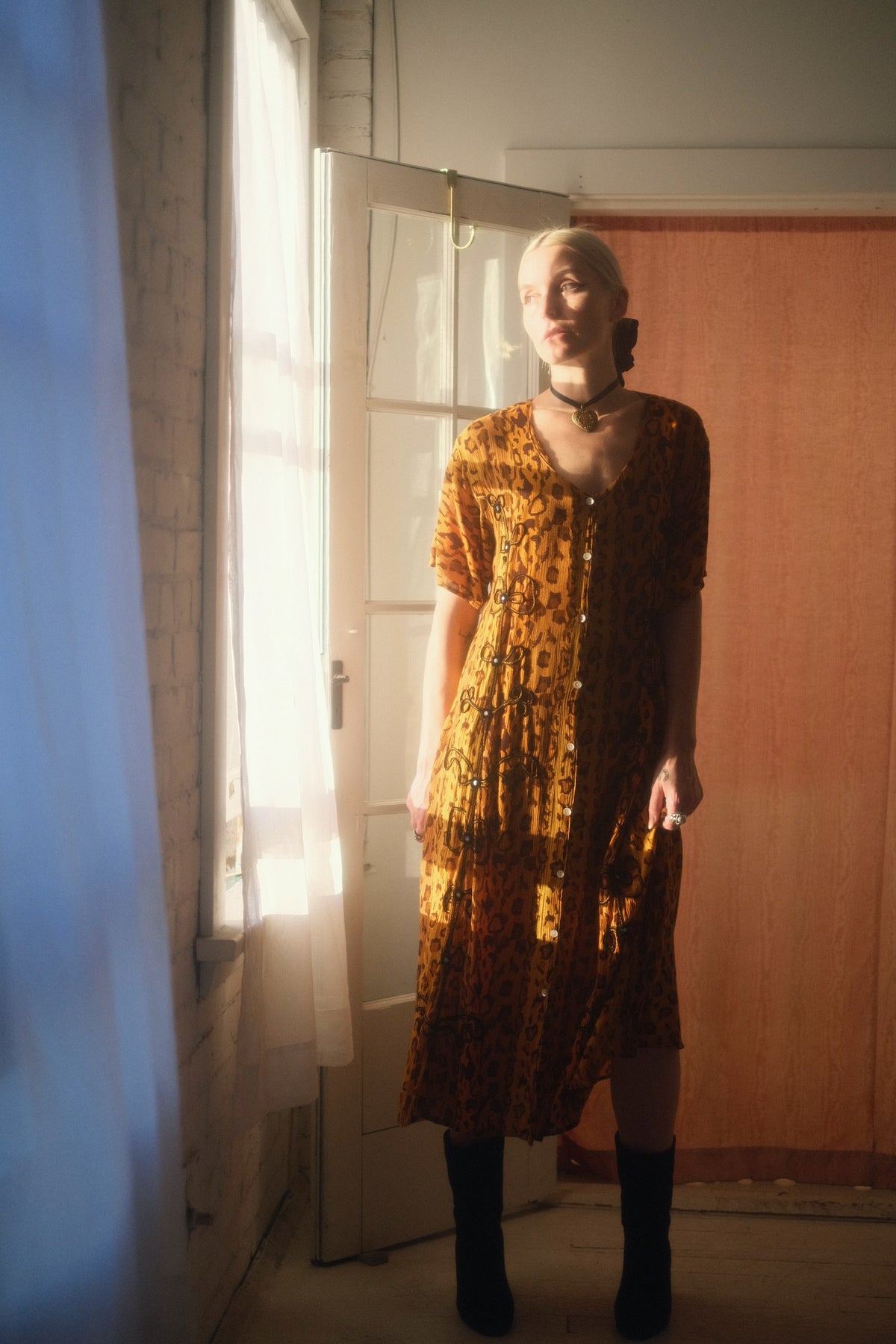 1990s Cheetah Dress