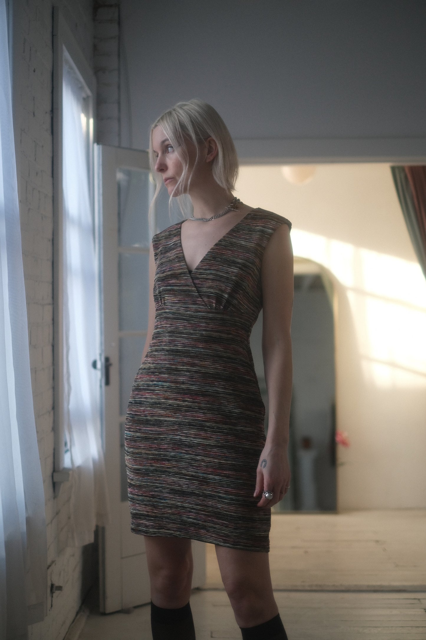2000s Space Dye Knit Mini