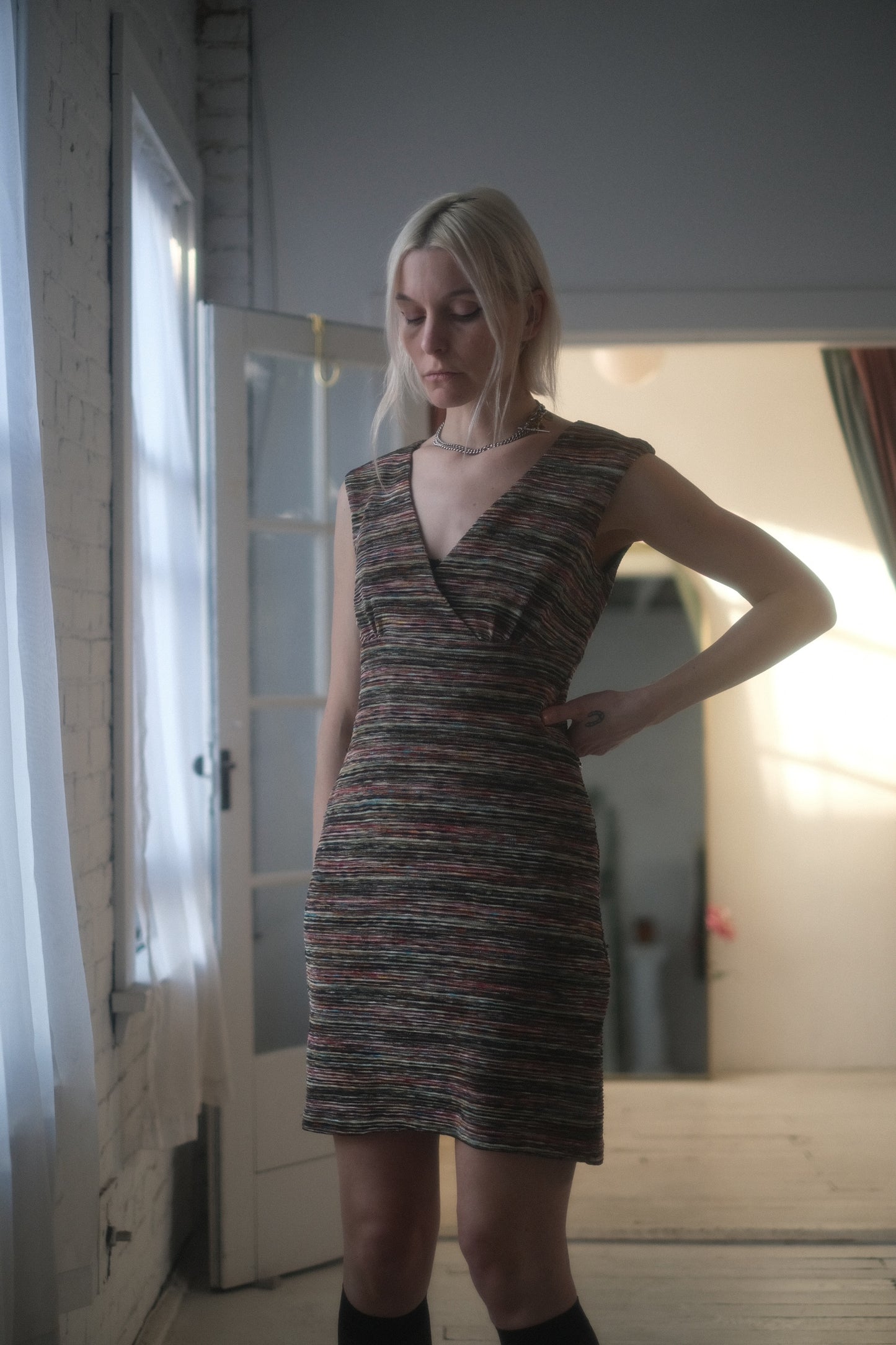 2000s Space Dye Knit Mini