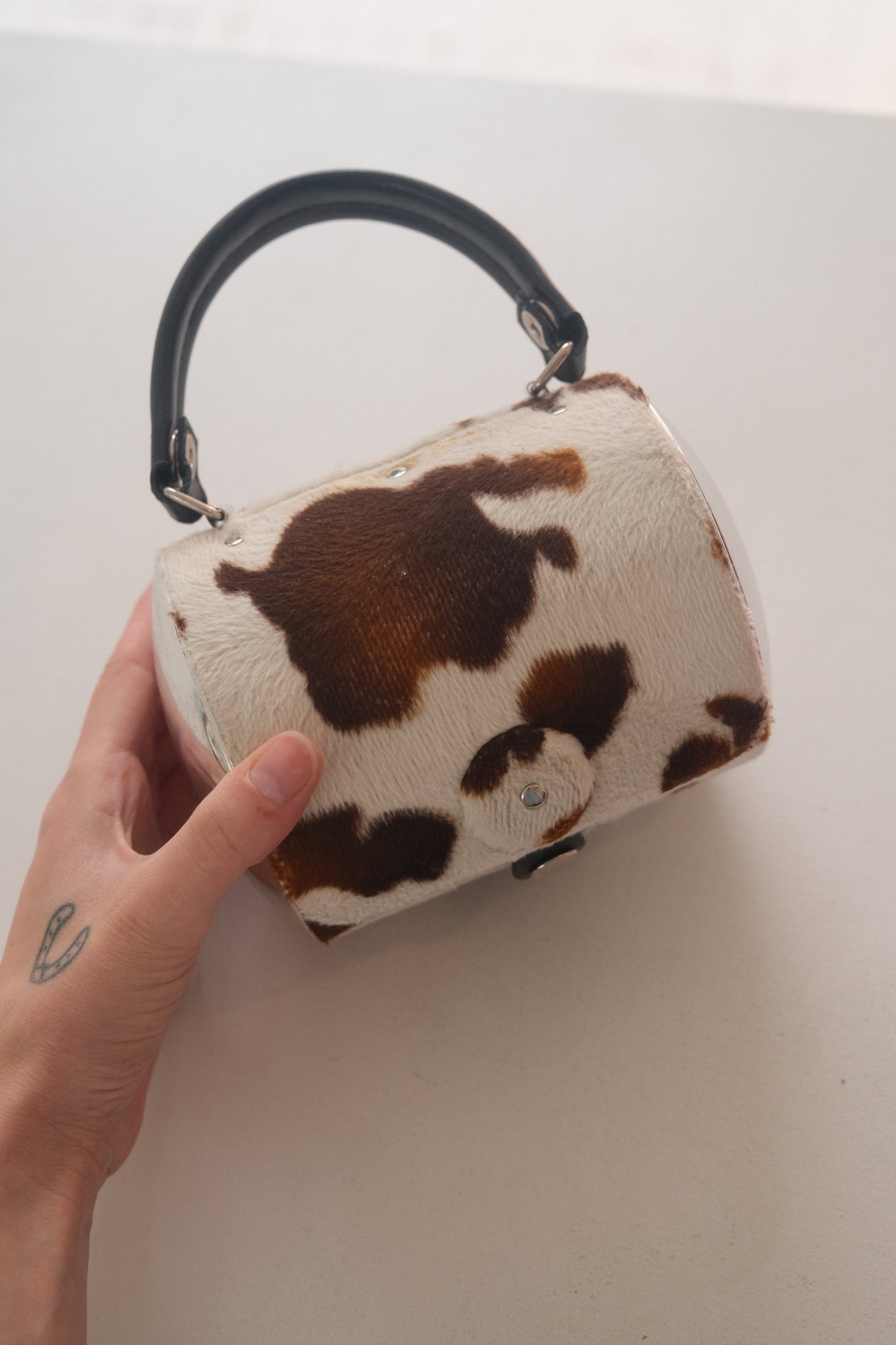 2000s Cow + Chrome Bag