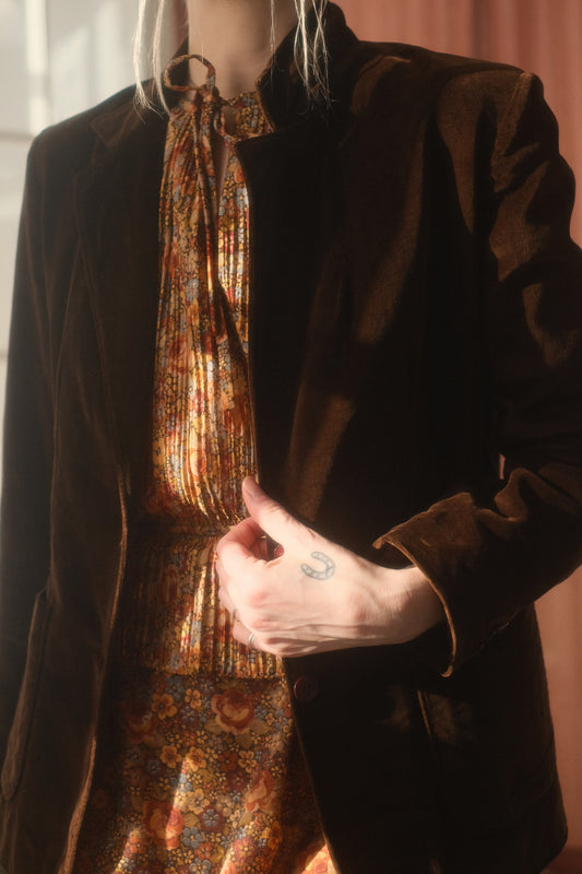 1970s Velvet Suit Jacket
