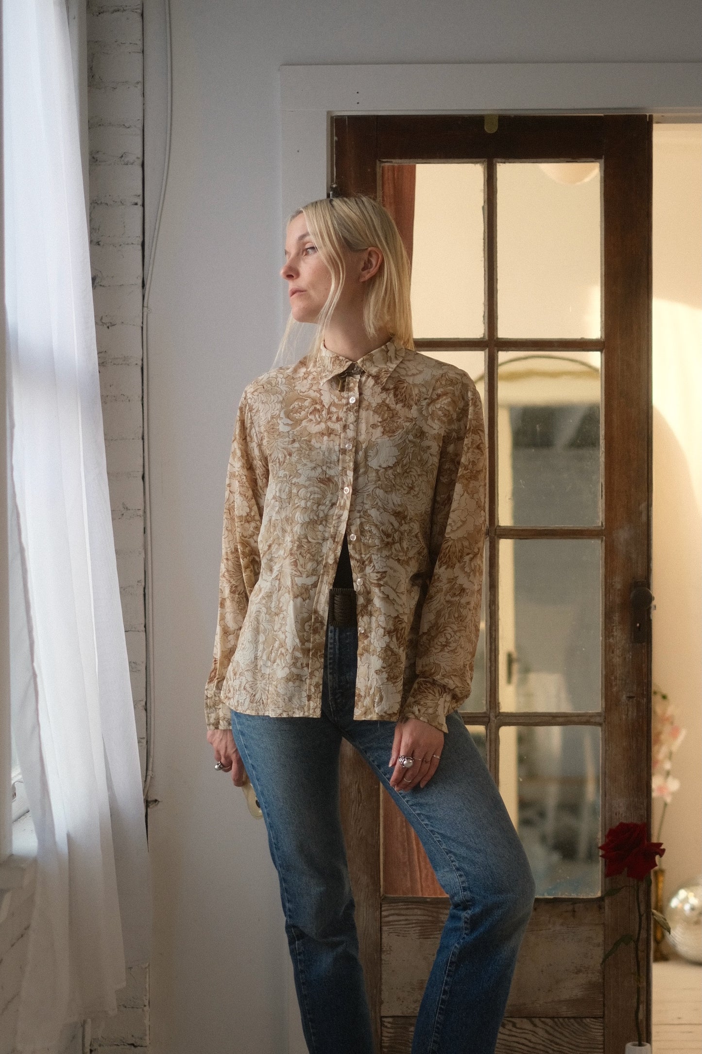 1990s Silk Dulce Blouse