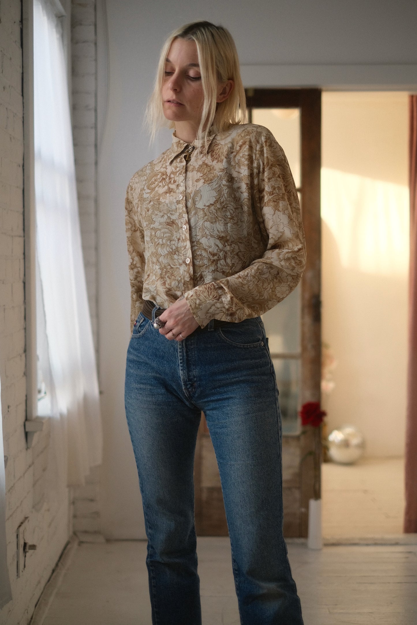 1990s Silk Dulce Blouse