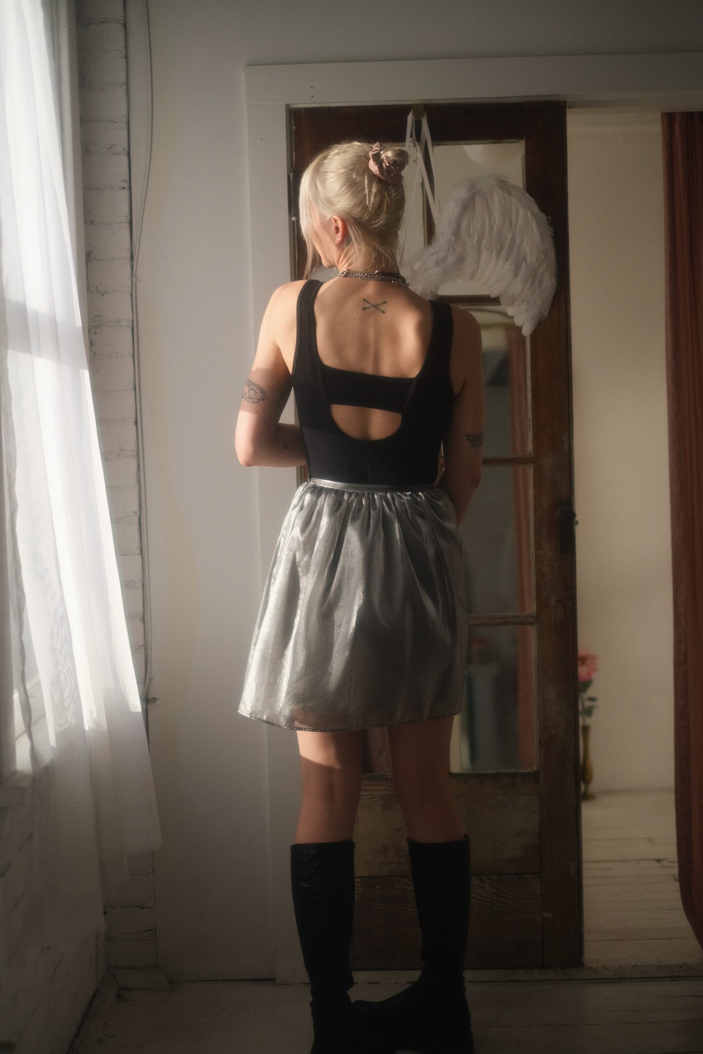 1990s Metallic Tutu Skirt